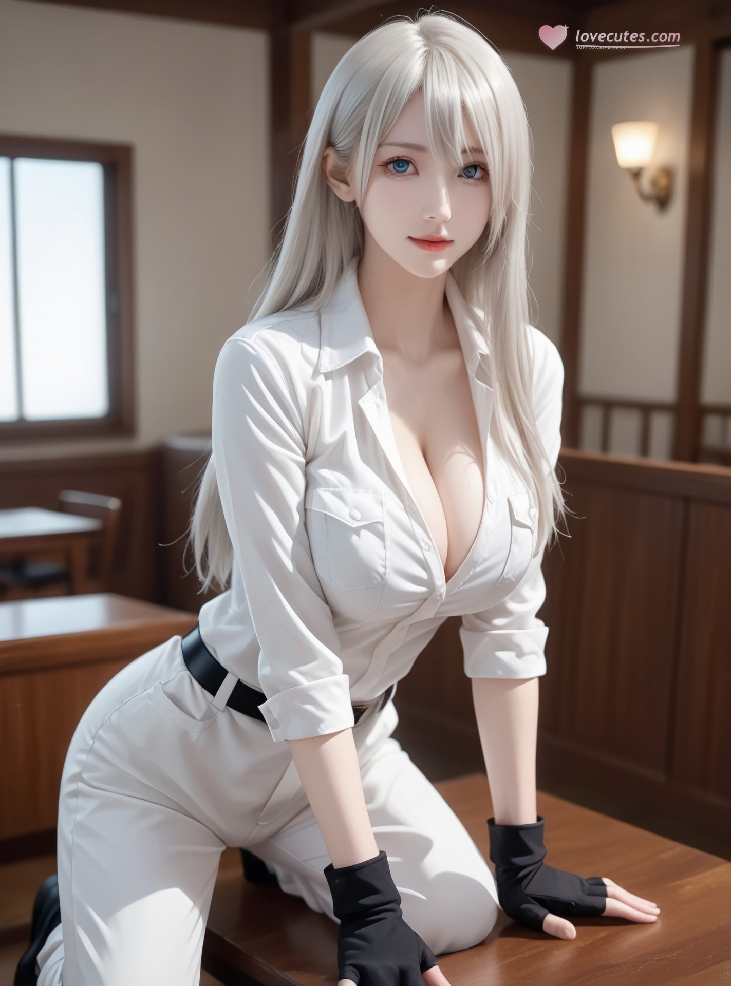 AI Generated Anime Girl - 白血球：緊身衣私房露穴 89P