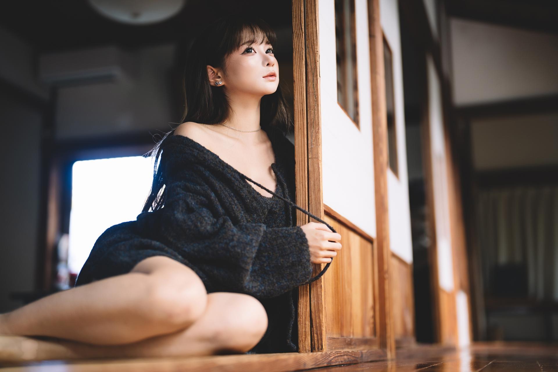 [私房] 蠢沫沫 - Quýt: Căn nhà gỗ kiểu Nhật áo len đen nội y riêng tư 30P