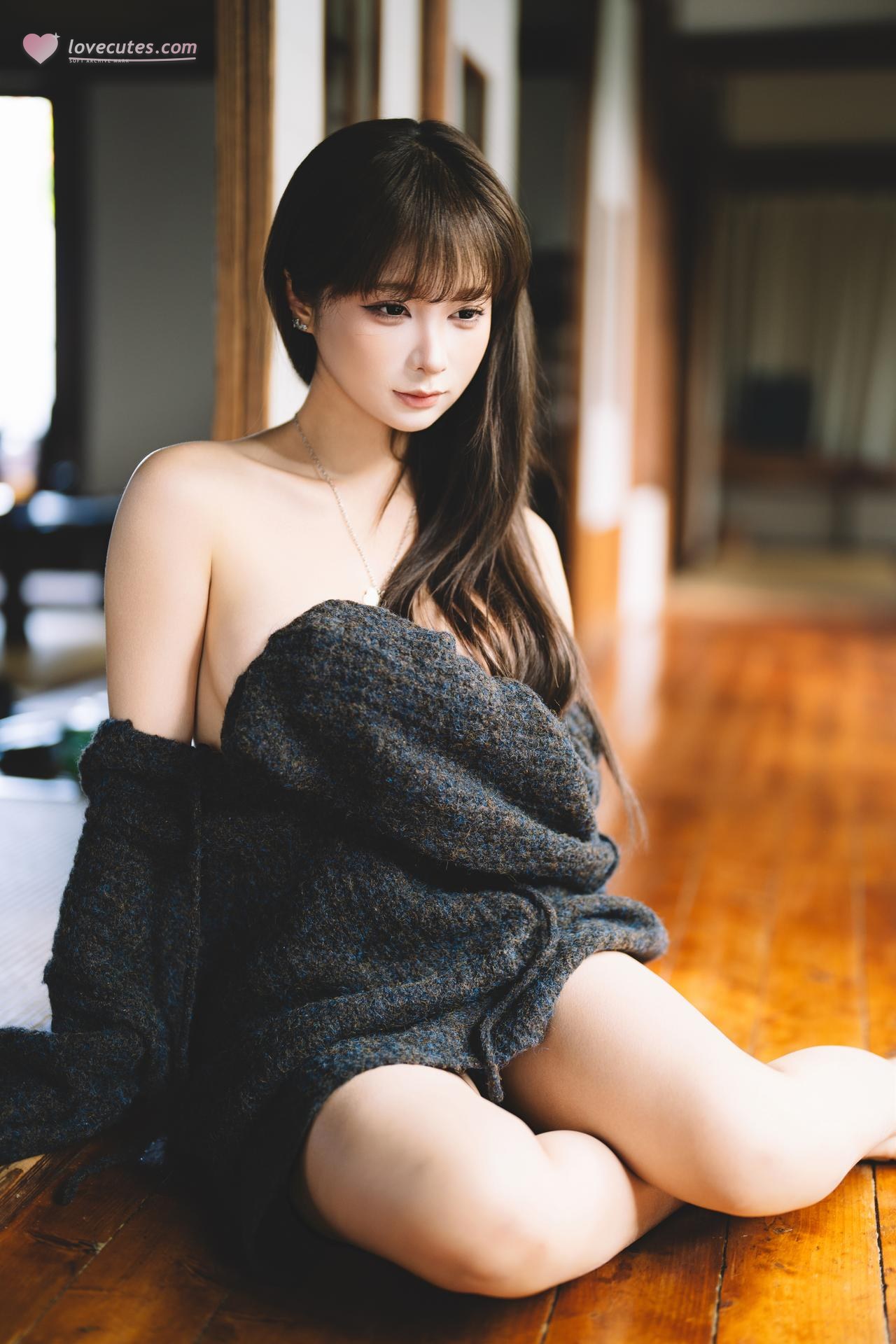 [私房] 蠢沫沫 - Quýt: Căn nhà gỗ kiểu Nhật áo len đen nội y riêng tư 30P