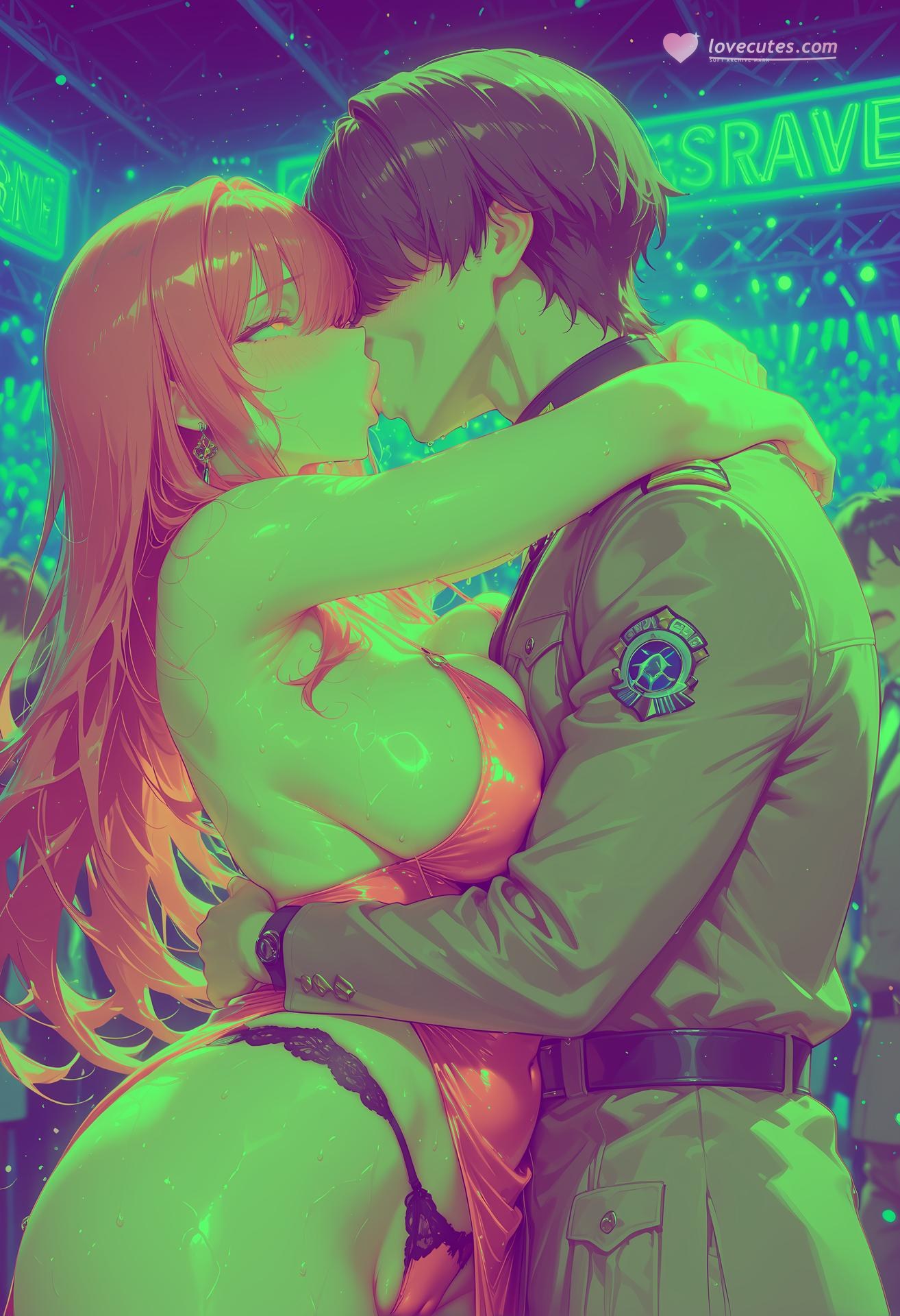 AI Generated Anime Girl - 胜利女神：妮姬 拉毗：bodysuit ảnh riêng tư lộ điểm kín 100P