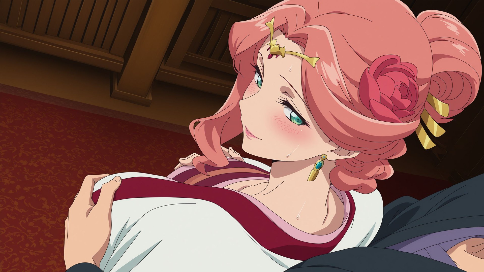 AI Generated Anime Girl - The Apothecary Diaries Gyokuyo-hime: Palace Bedroom Bedside Shots with Exposed Vulva 250P