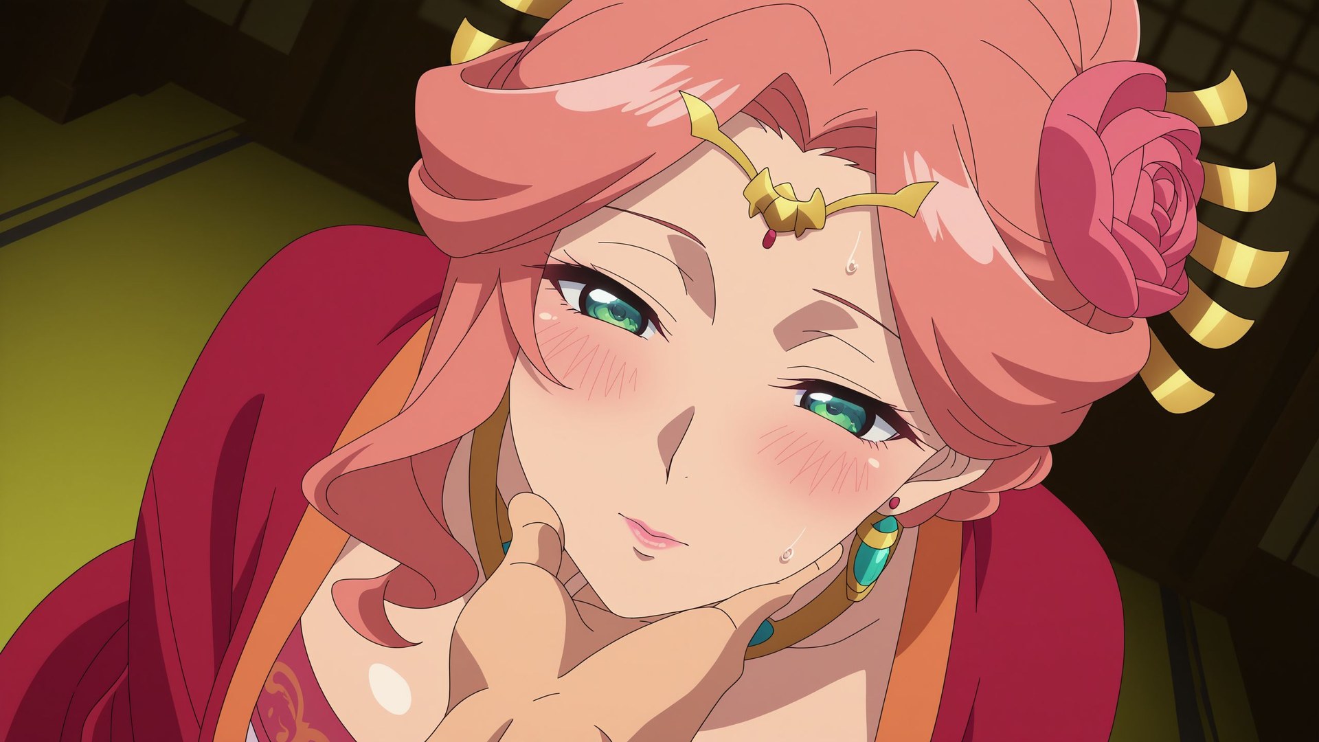 AI Generated Anime Girl - The Apothecary Diaries Gyokuyo-hime: Palace Bedroom Bedside Shots with Exposed Vulva 250P