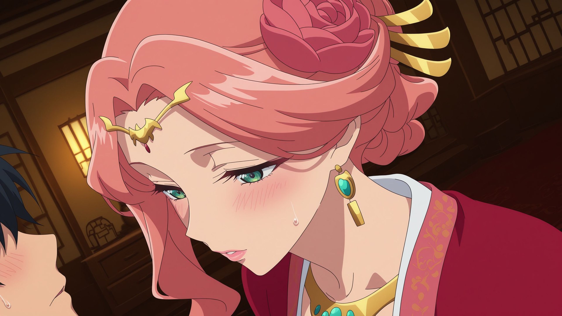 AI Generated Anime Girl - 药屋少女的呢喃 玉叶妃：宫廷寝宫床拍露穴 250P