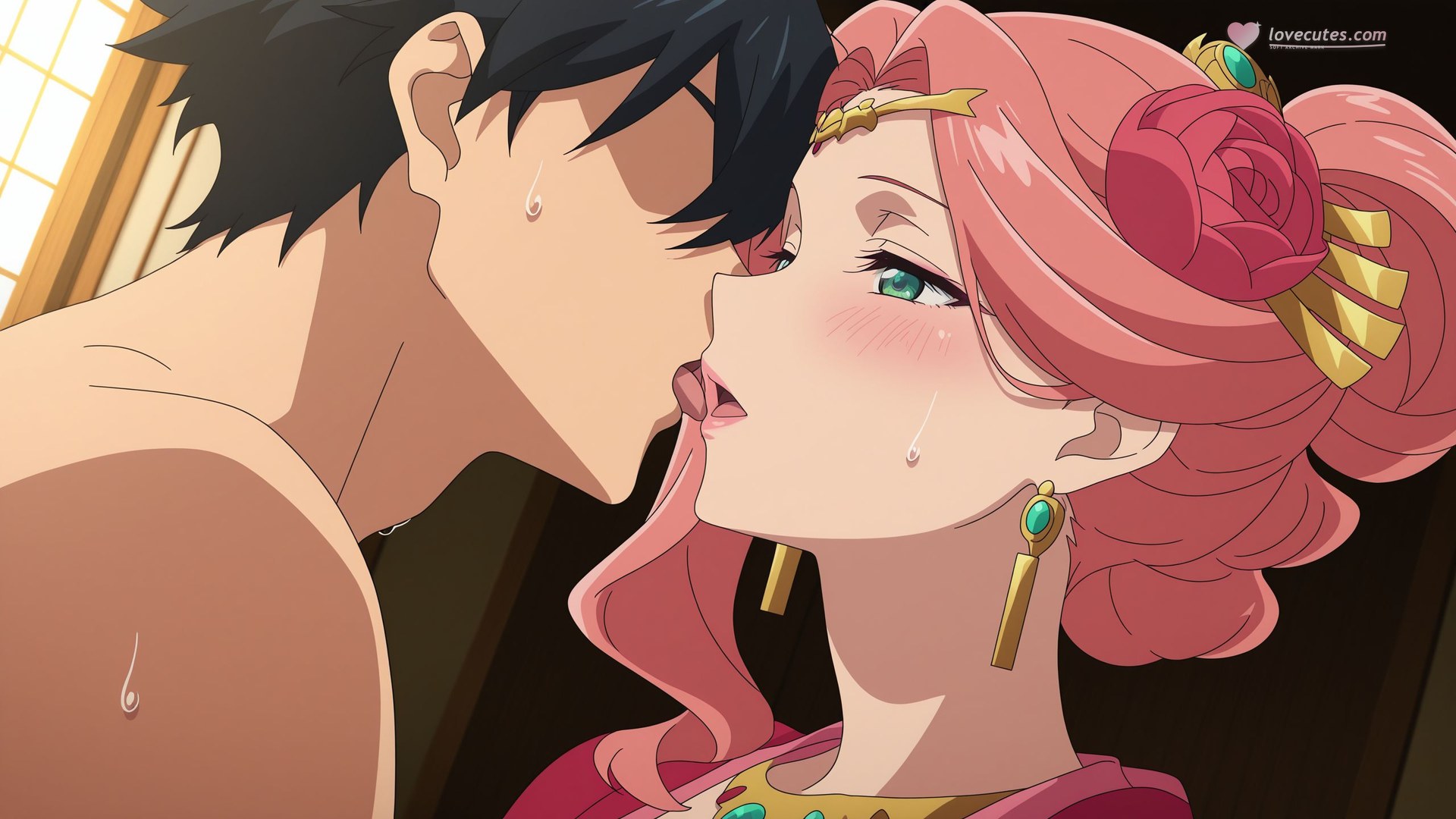 AI Generated Anime Girl - 药屋少女的呢喃 玉叶妃：宫廷寝宫床拍露穴 250P
