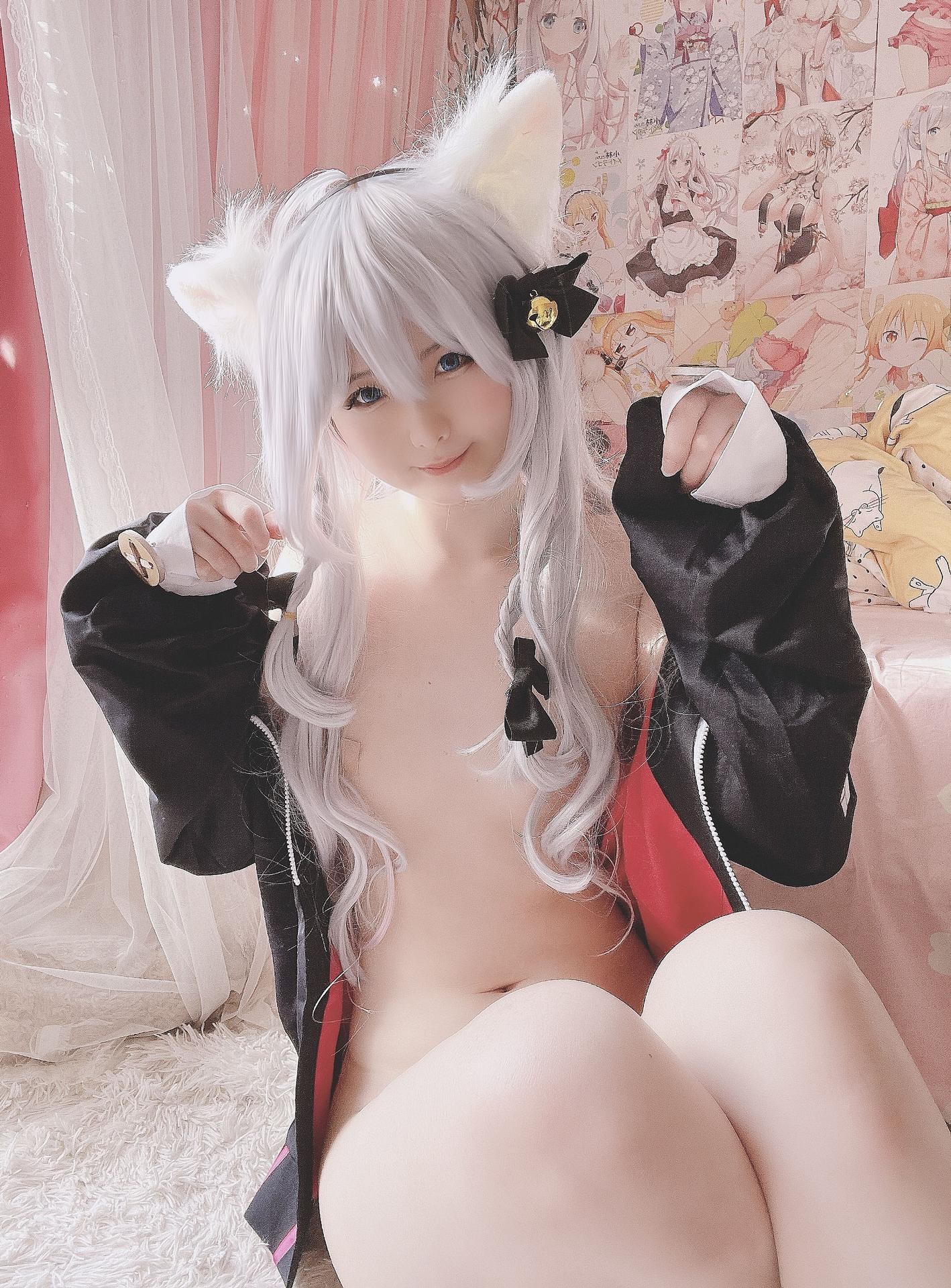 [cosplay] 习呆呆 - 神楽七奈：白髪露点大尺度再現 26P