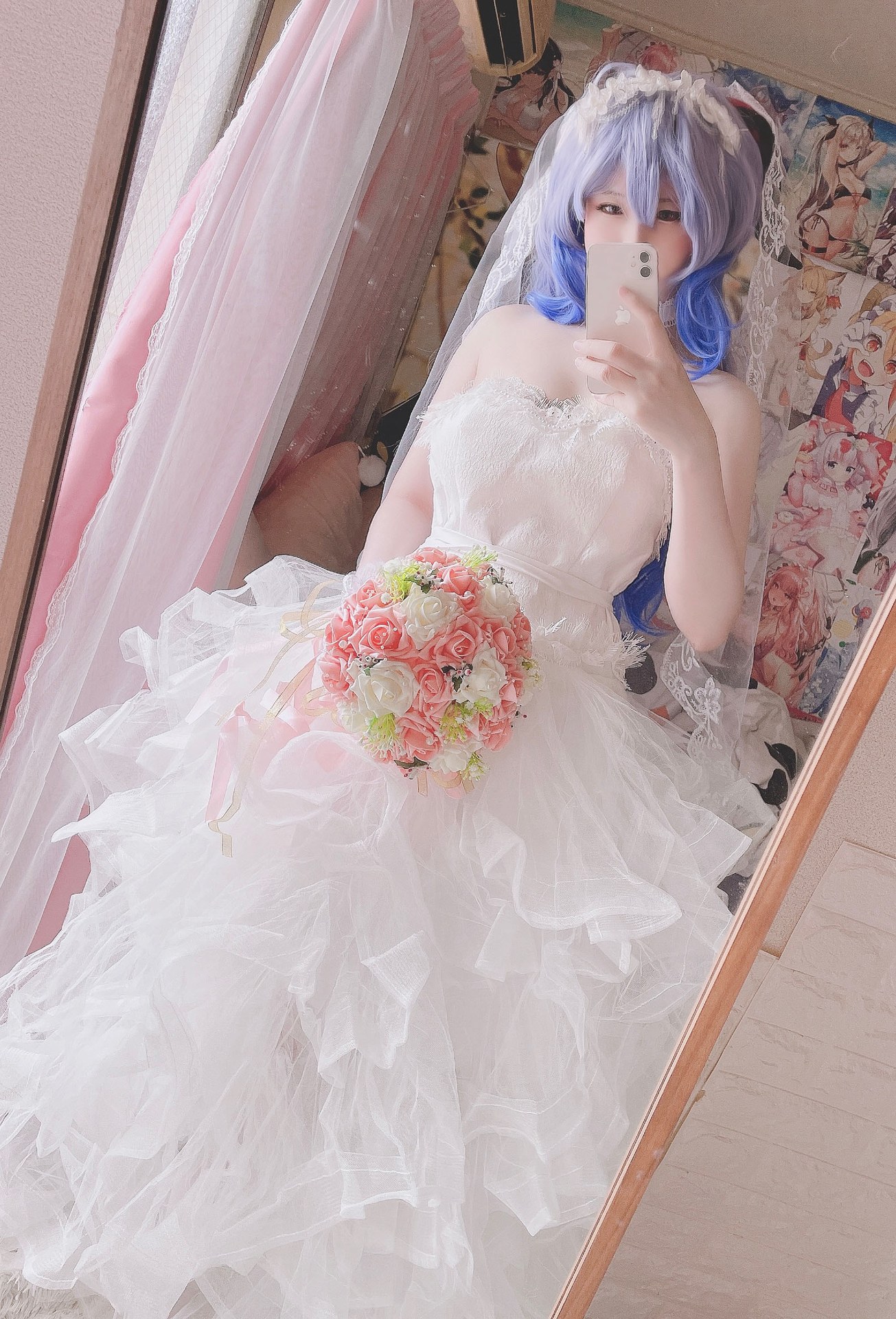 Xidaidai 花嫁甘雨：婚纱露点大尺度还原 Photo Set 28P2V