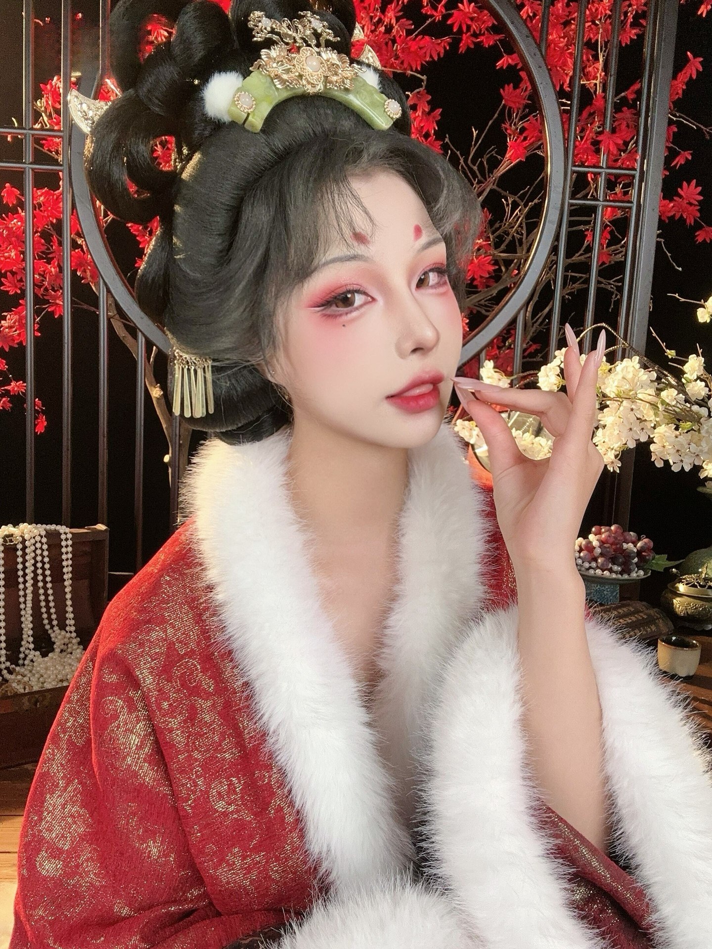 [cosplay] yuuhui Yuhui - Daji the Fox: Red traditional-style fox demon, bold set 42P
