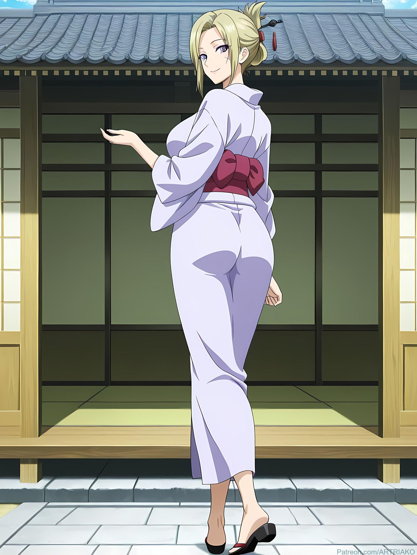 AI Generated Anime Girl - 银魂 月咏：ชุดรัดรูป โพสส่วนตัว แหวกอวัยวะเพศ 140P
