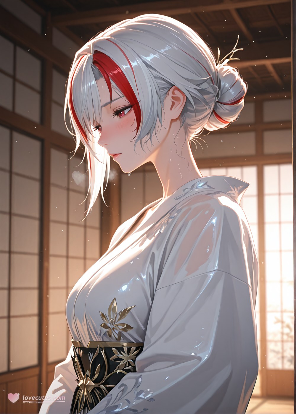 AI Porn - 阴阳师 Yuki Gozen 和风私房 AI 图库 385P
