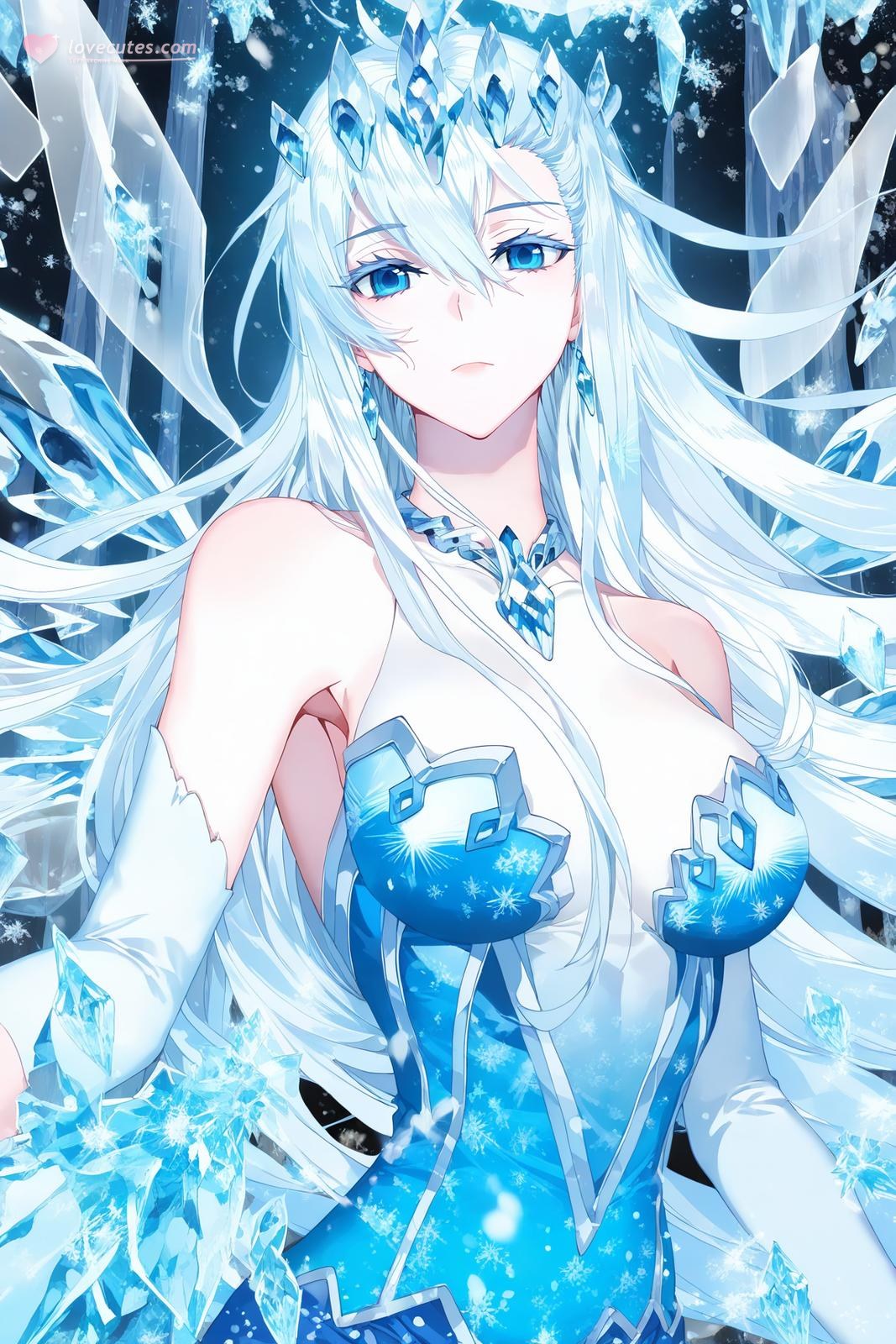 Anime Girl do AI tạo ra - 雪帝：白丝床拍露穴 112P