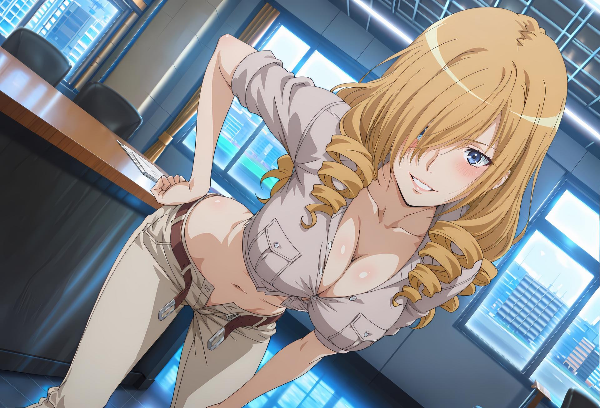 AI สร้างสรรค์ Anime Girl - 魔法禁书目录 欧莉安娜·汤姆森：ชุดรัดรูปในร่มแบบส่วนตัว เปิดเผยบริเวณจุดซ่อนเร้น 90P
