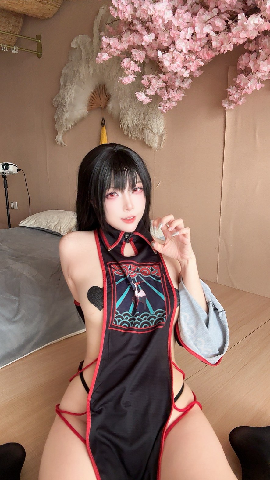 [私房] 二佐Nisa - Tiểu cương thi riêng tư: nội y tạo hình bùa chú, quy mô lớn 30P