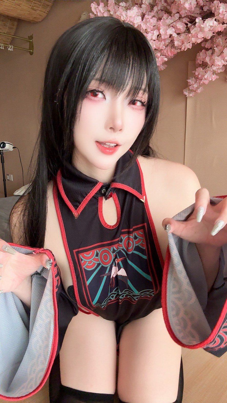 [私房] 二佐Nisa - Tiểu cương thi riêng tư: nội y tạo hình bùa chú, quy mô lớn 30P