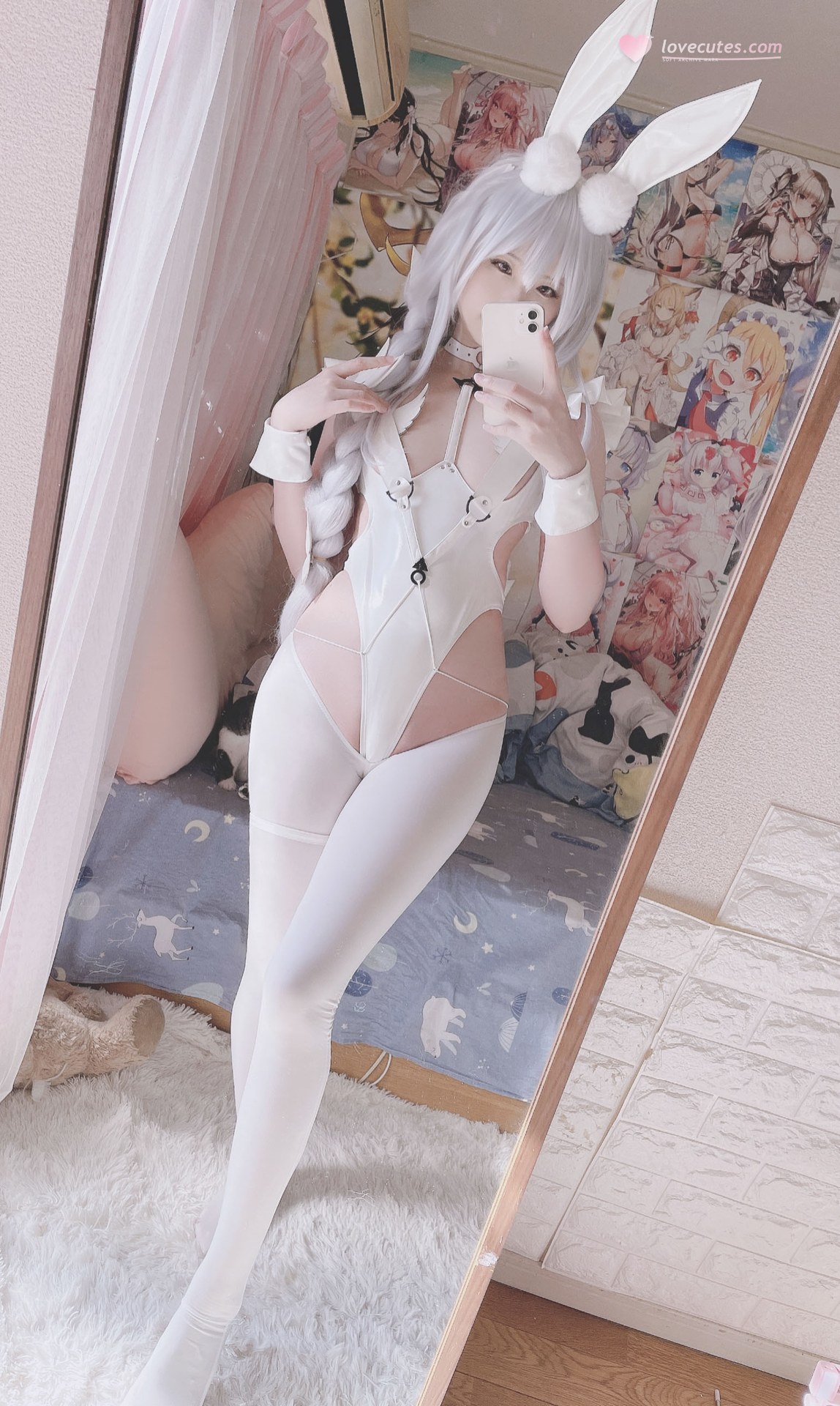 Xidaidai 恶毒兔女郎：白丝露点还原 写真セット 25P1V