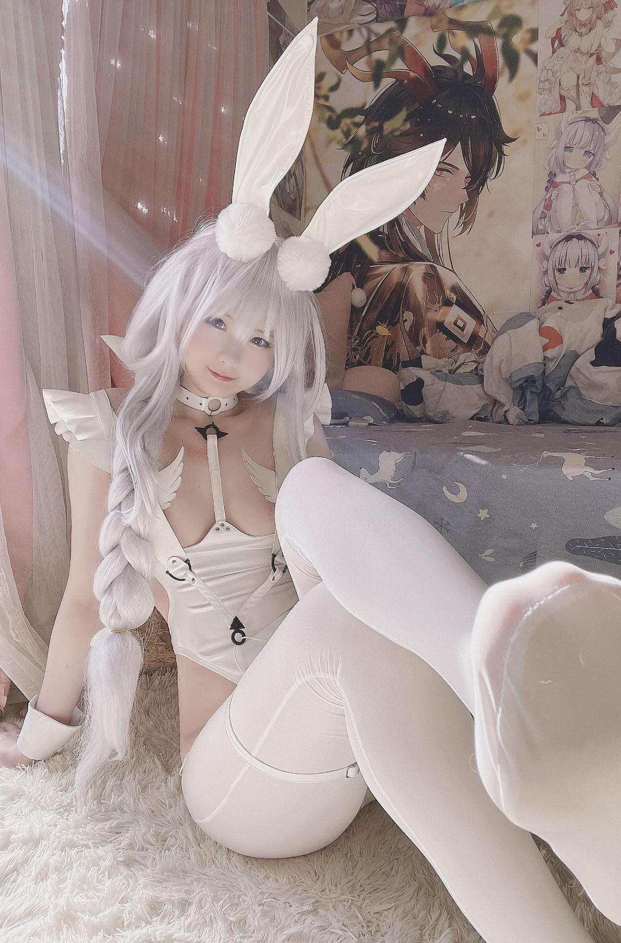 Xidaidai 恶毒兔女郎：白丝露点还原 写真セット 25P1V