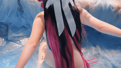 [cosplay] 阿薰kaOri - 原神 哥倫比婭：白髮蕾絲禮裝角色還原 148P63G