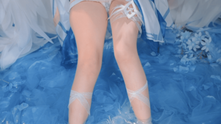 [cosplay] 阿薰kaOri - Nguyên Thần Columbina: phục trang ren tóc trắng tái hiện nhân vật 148P63G