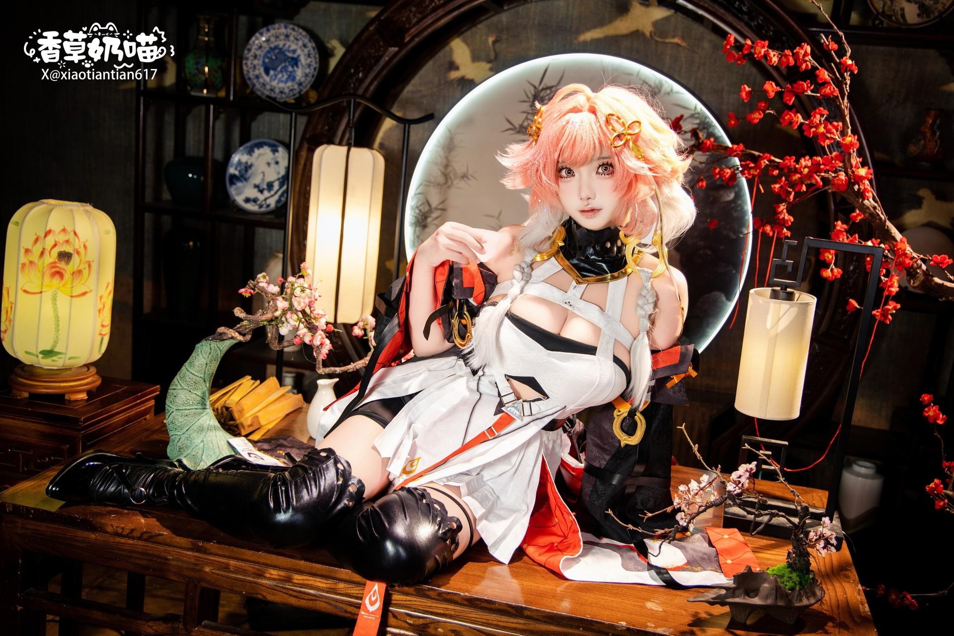 [cosplay] 香草奶喵 - 鸣潮 长离典藏版：原皮内景礼装还原 29P