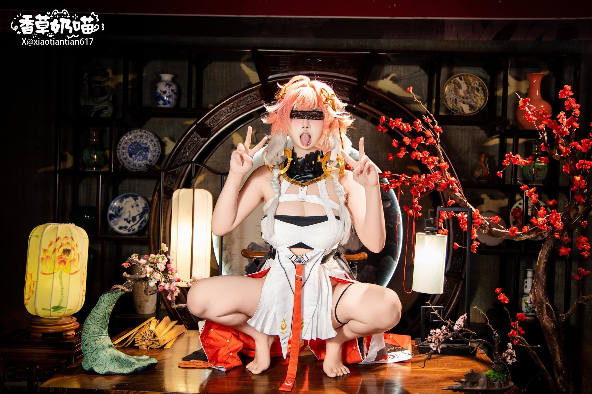 [cosplay] 香草奶喵 - 鸣潮 長離典藏版：原皮內景禮裝還原 29P