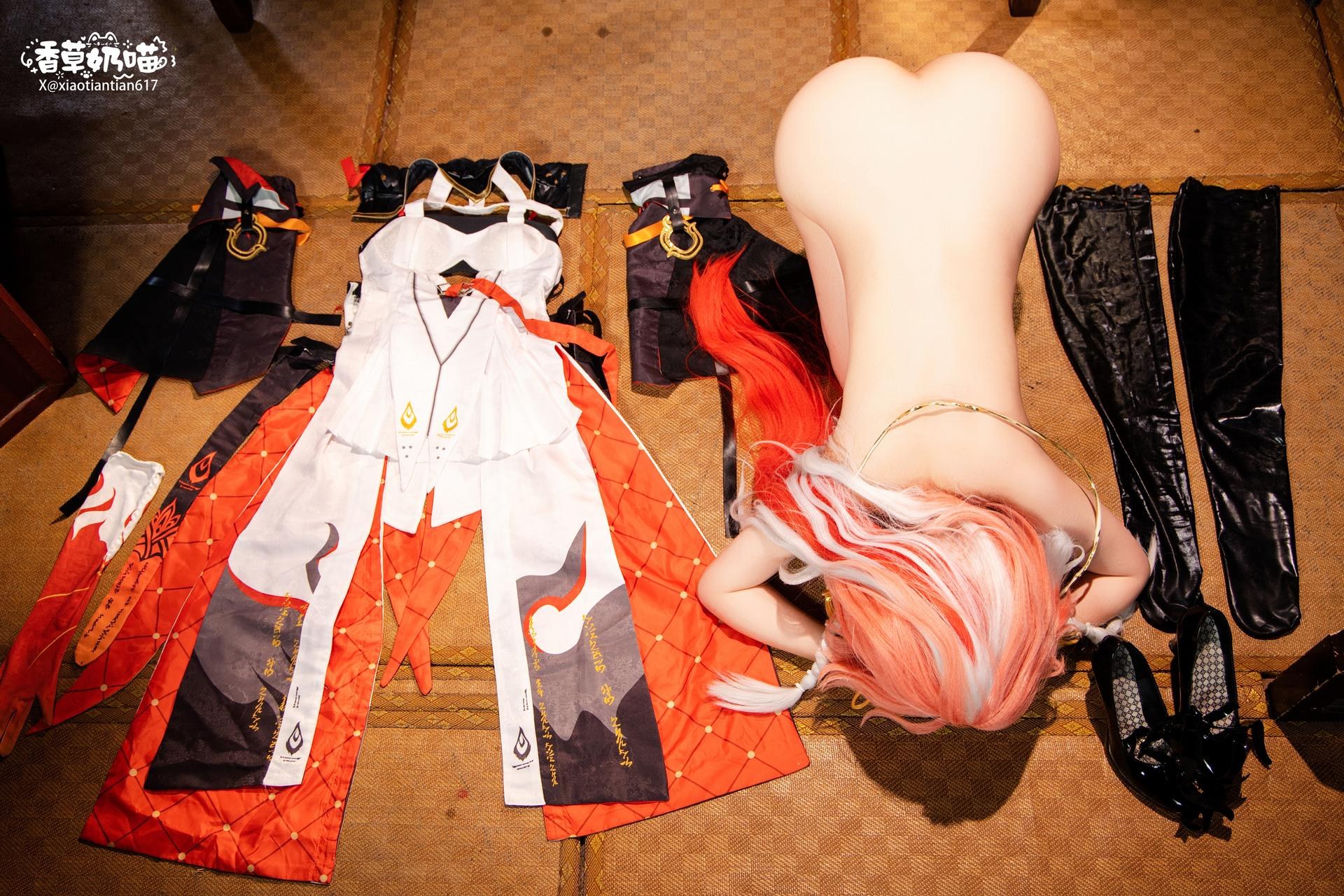 [cosplay] 香草奶喵 - 鸣潮 长离典藏版：เครื่องแต่งกายต้นฉบับ ภาพในร่ม 29P