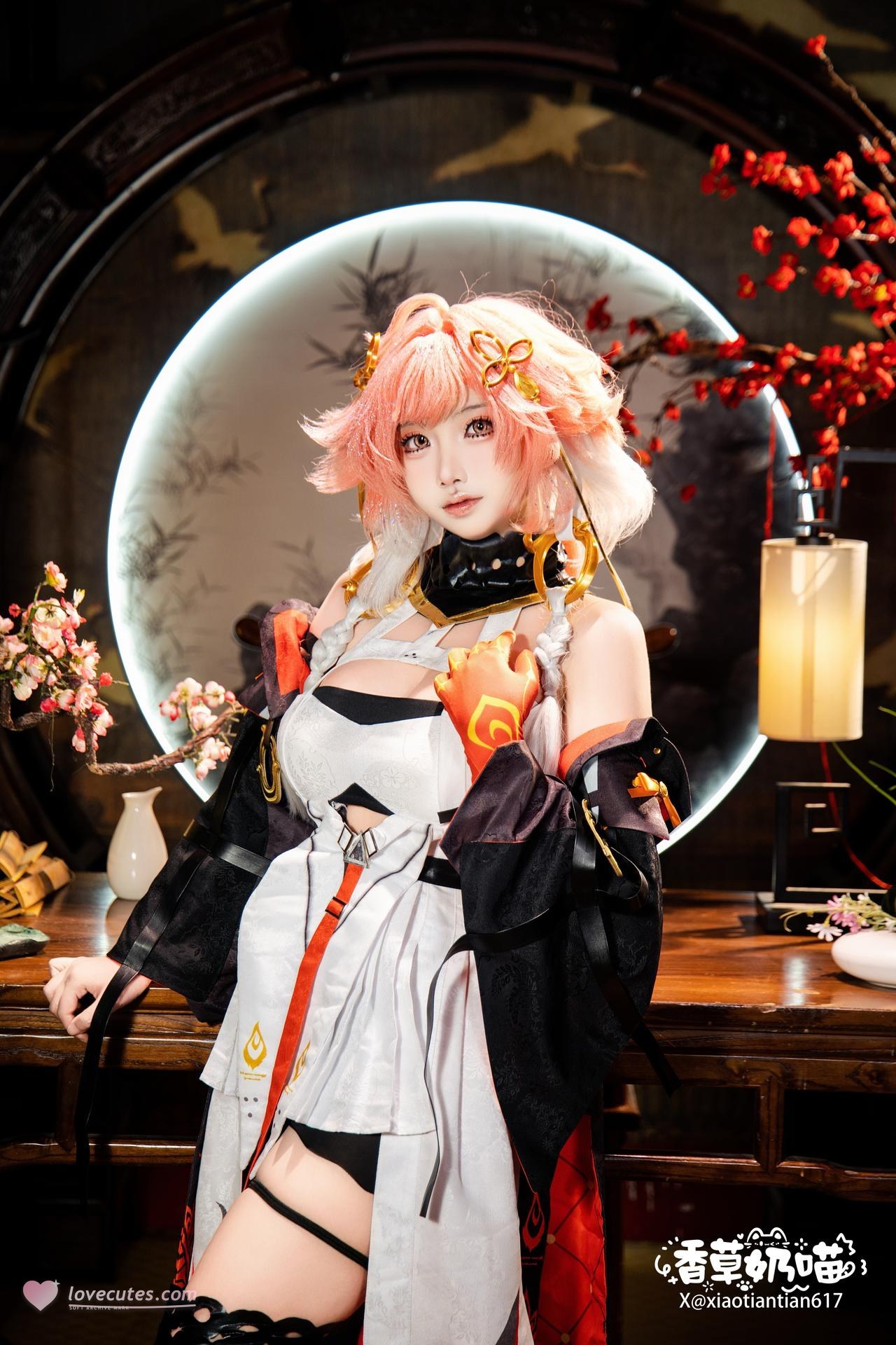 [cosplay] 香草奶喵 - 鸣潮 长离典藏版：เครื่องแต่งกายต้นฉบับ ภาพในร่ม 29P