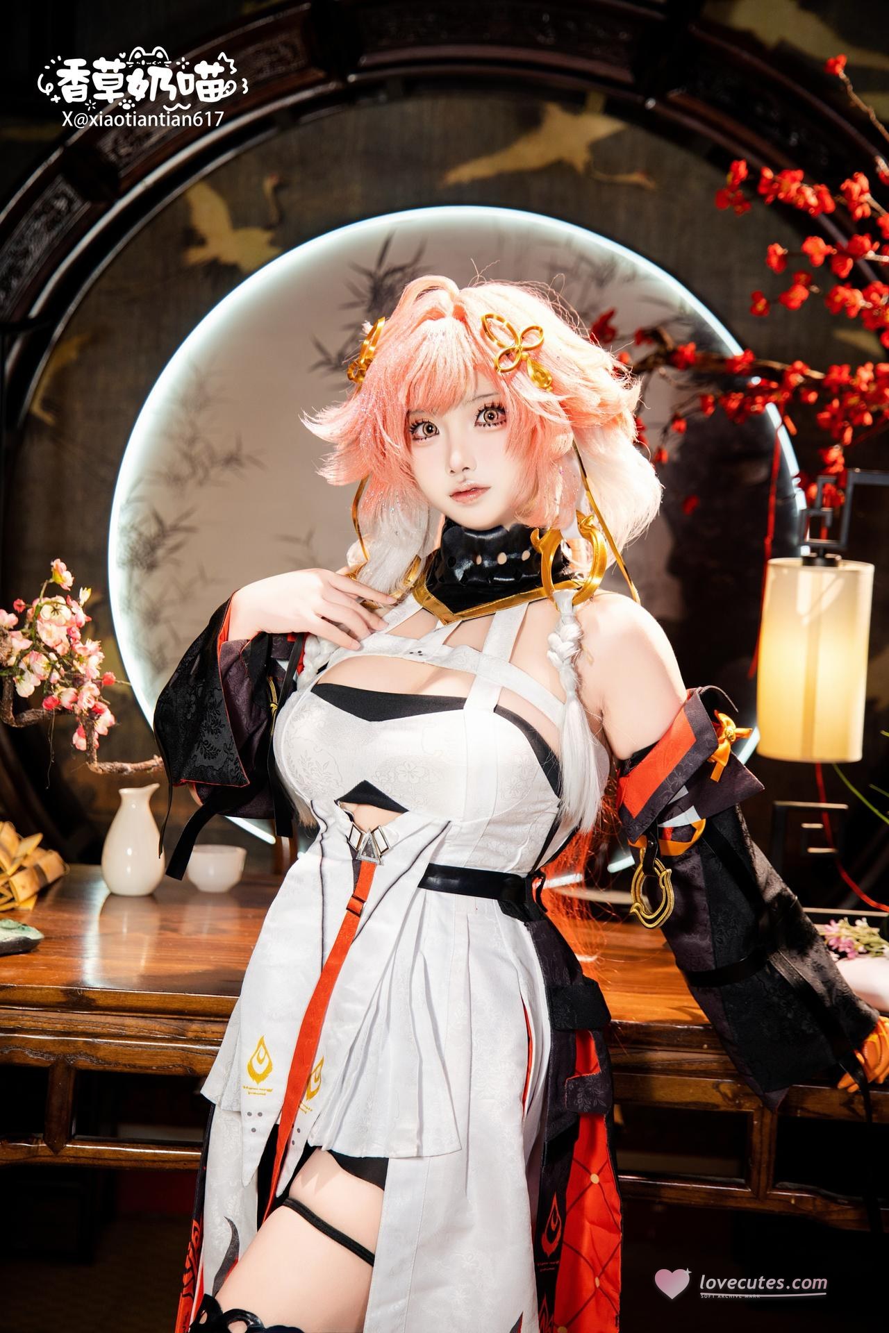 [cosplay] 香草奶喵 - 鸣潮 长离典藏版：เครื่องแต่งกายต้นฉบับ ภาพในร่ม 29P