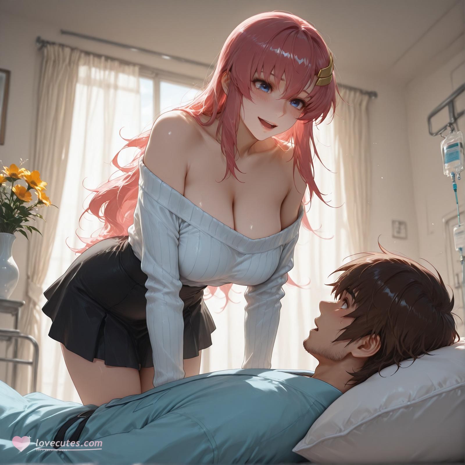 AI tạo ra Anime Girl - 医疗偿债 拉克丝·克莱因：偿债诊疗蕾丝内衣 345P