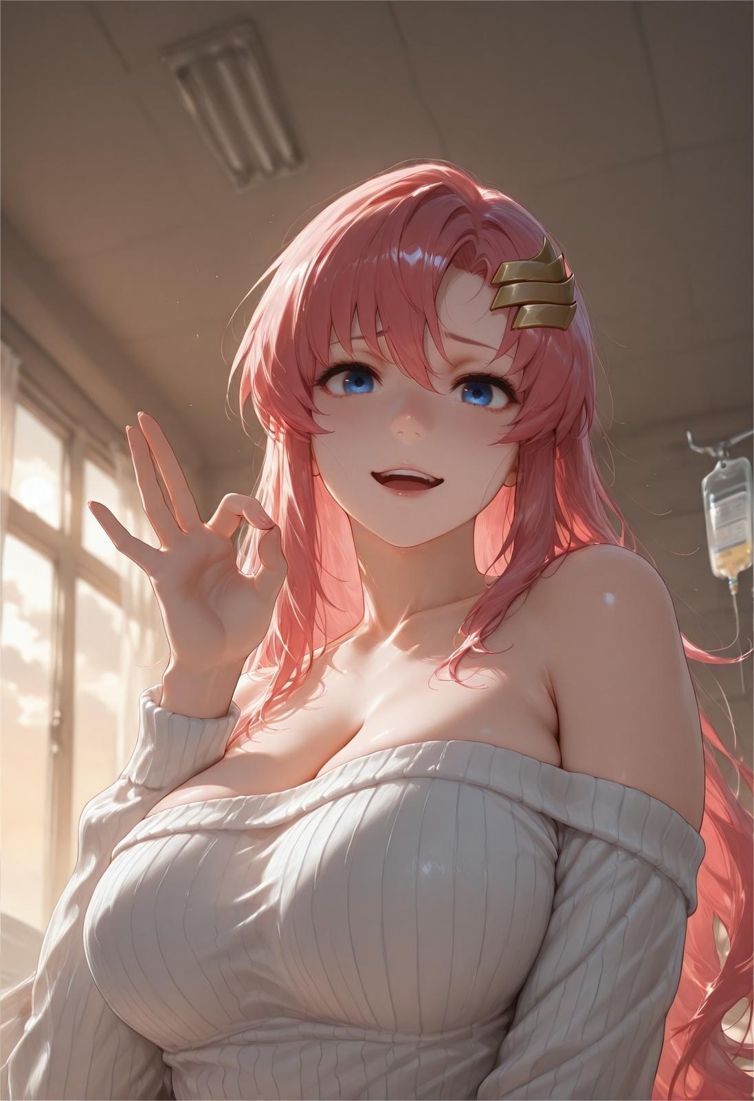 AI tạo ra Anime Girl - 医疗偿债 拉克丝·克莱因：偿债诊疗蕾丝内衣 345P