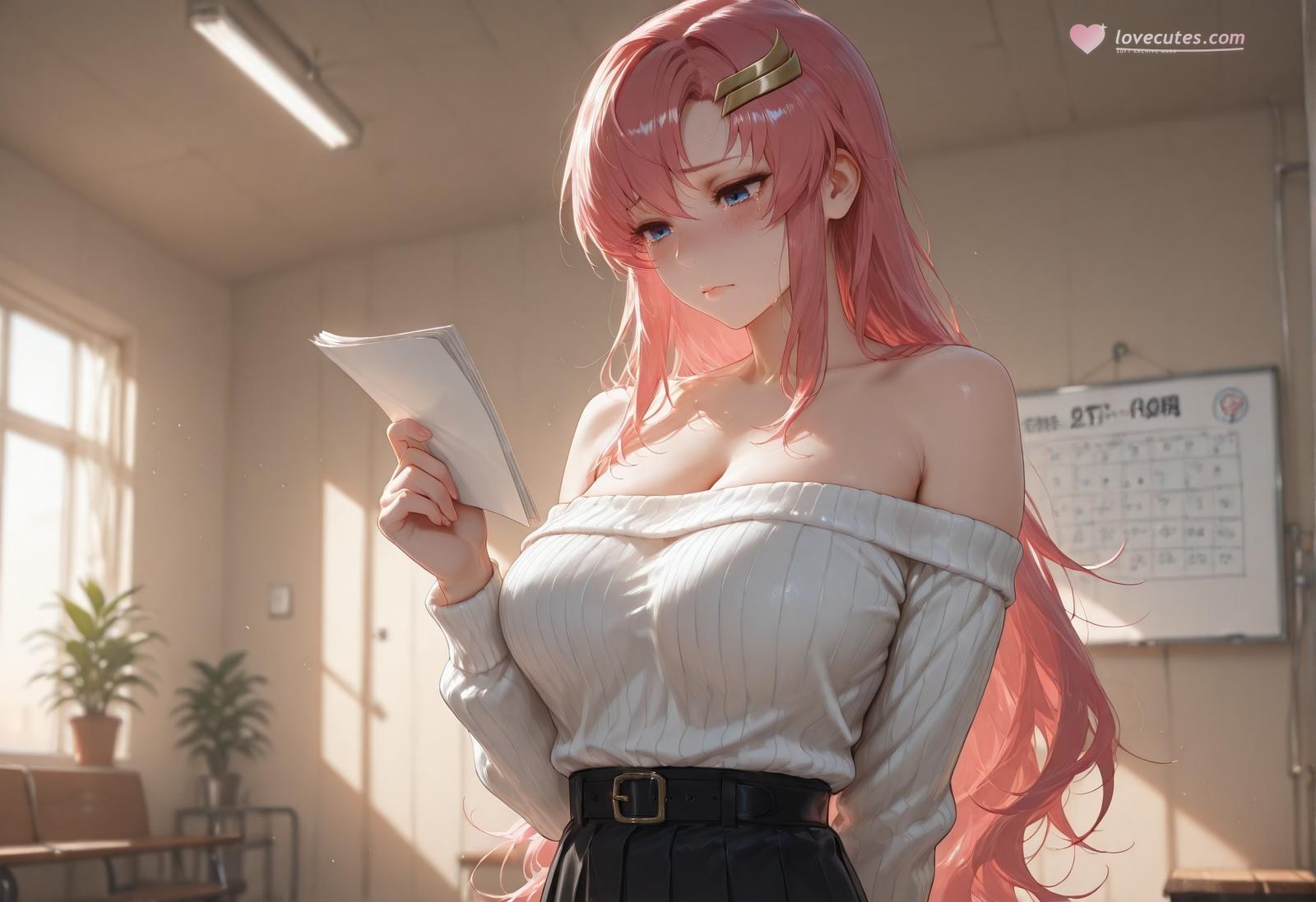 AI tạo ra Anime Girl - 医疗偿债 拉克丝·克莱因：偿债诊疗蕾丝内衣 345P