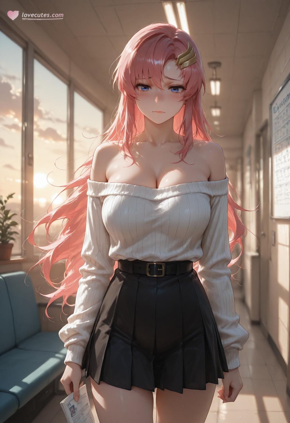 AI Generated Anime Girl - 医疗偿债 拉克丝·克莱因：偿债诊疗蕾丝内衣 345P