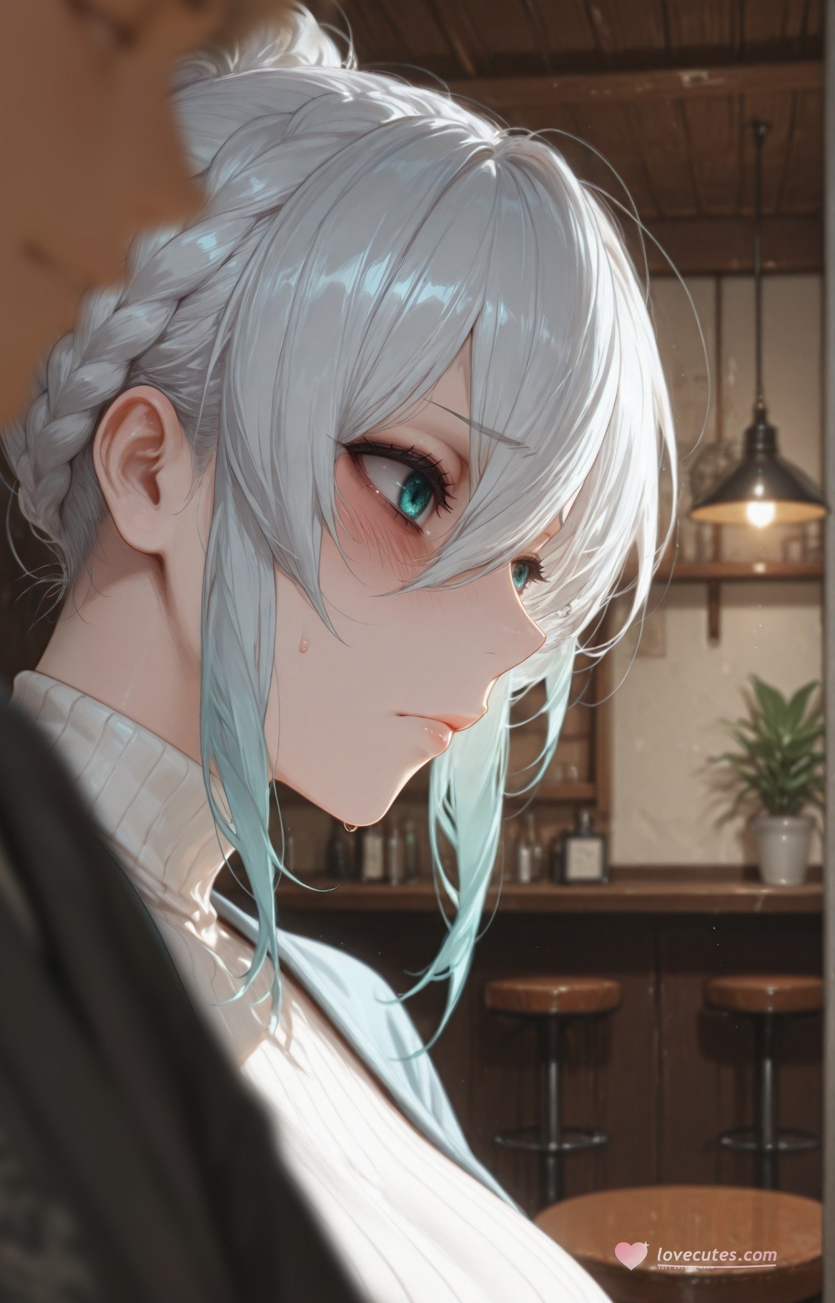 AI 生成動漫女孩 - 原創雪女 Yukino：蕾絲內衣床拍露點 281P