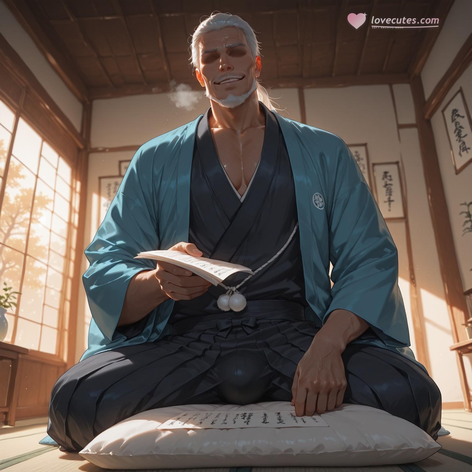 สาวอนิเมะที่สร้างด้วย AI - 原神 神里绫华: ถุงน่องดำ ถ่ายบนเตียง อวดจุดซ่อนเร้น 207P