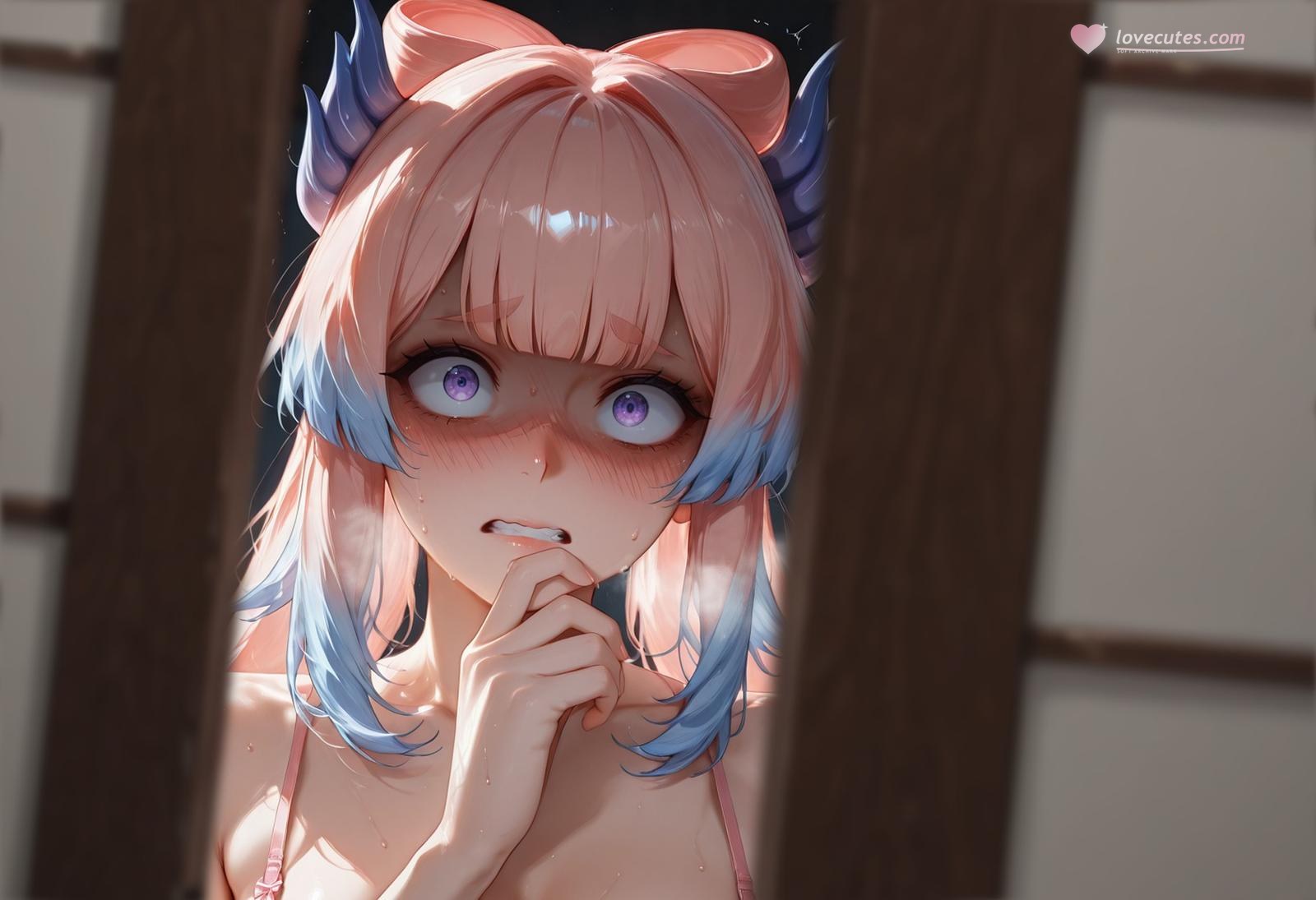 AI Generated Anime Girl - 原神 雷电将军、珊瑚宫心海合集: bodysuit tóc dài lộ hang 143P