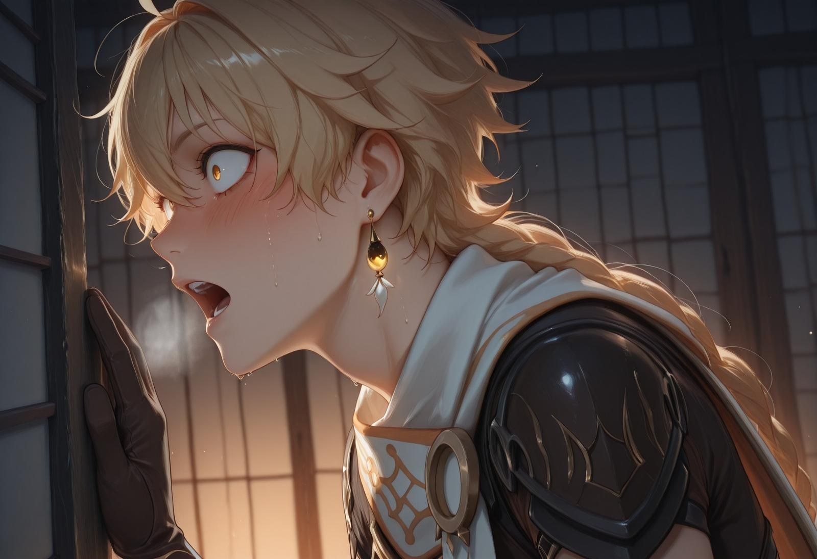 AI Generated Anime Girl - 原神 雷电将军、珊瑚宫心海合集：紧身衣长发露穴 143P