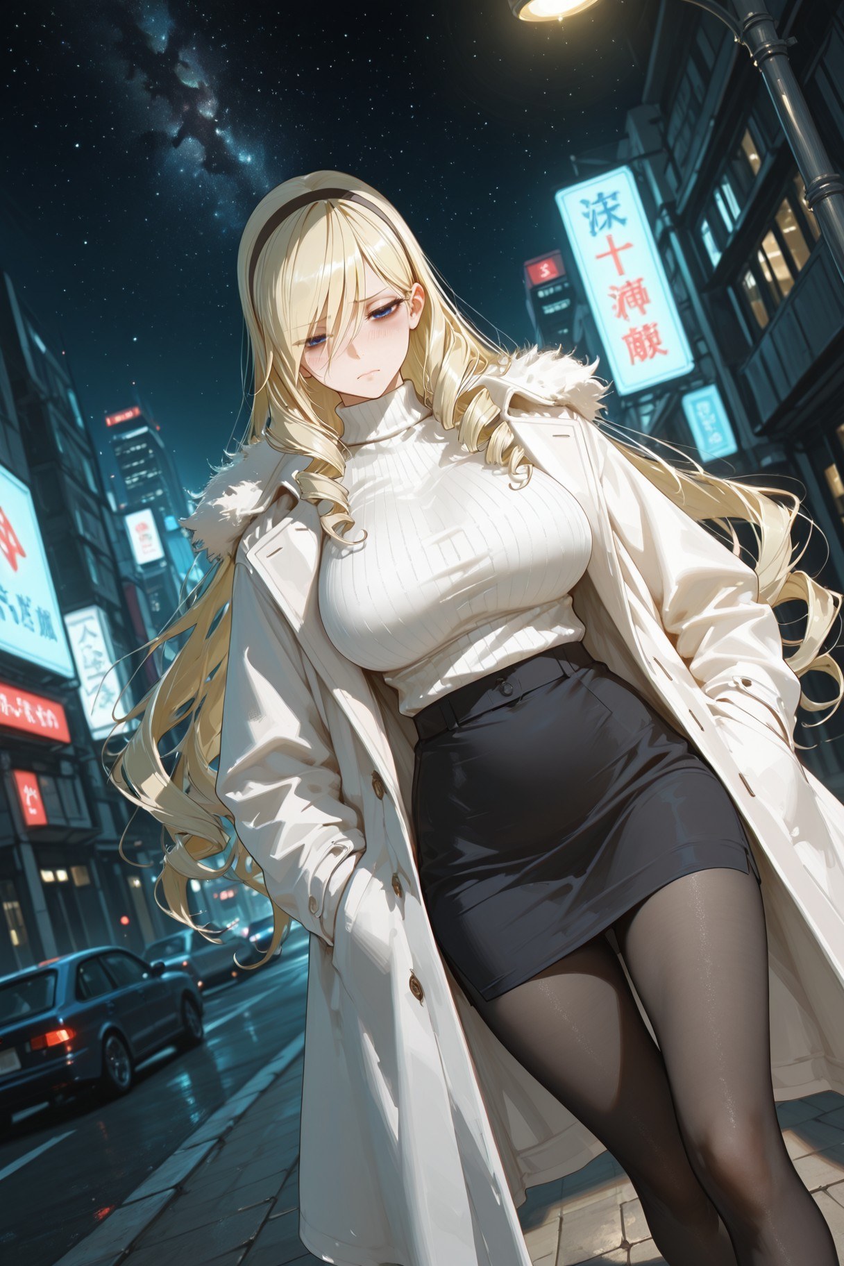 AI Generated Anime Girl - Celia Vol.2: Lace Lingerie Bed Photos露穴 400P