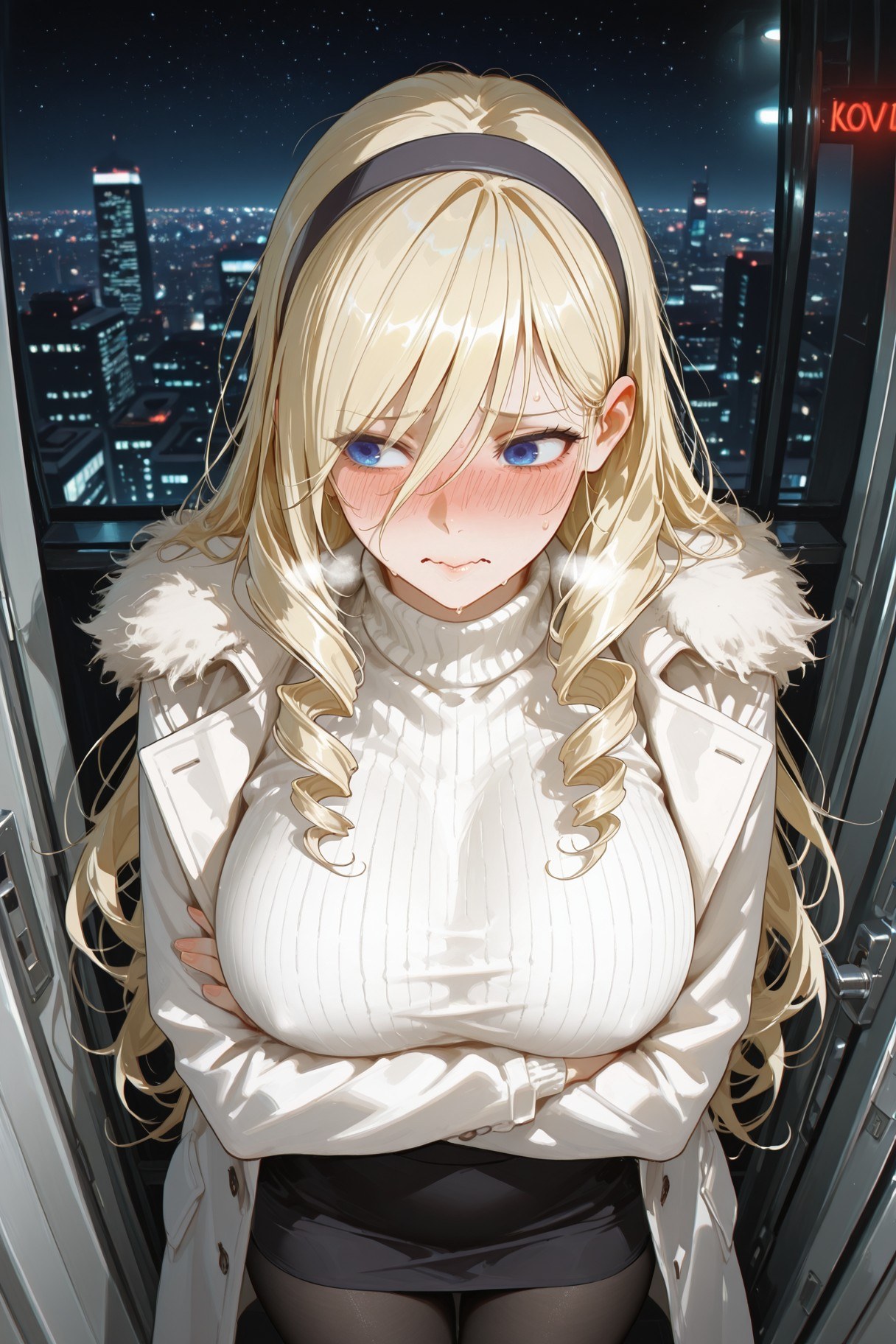 AI Generated Anime Girl - Celia Vol.2: Lace Lingerie Bed Photos露穴 400P