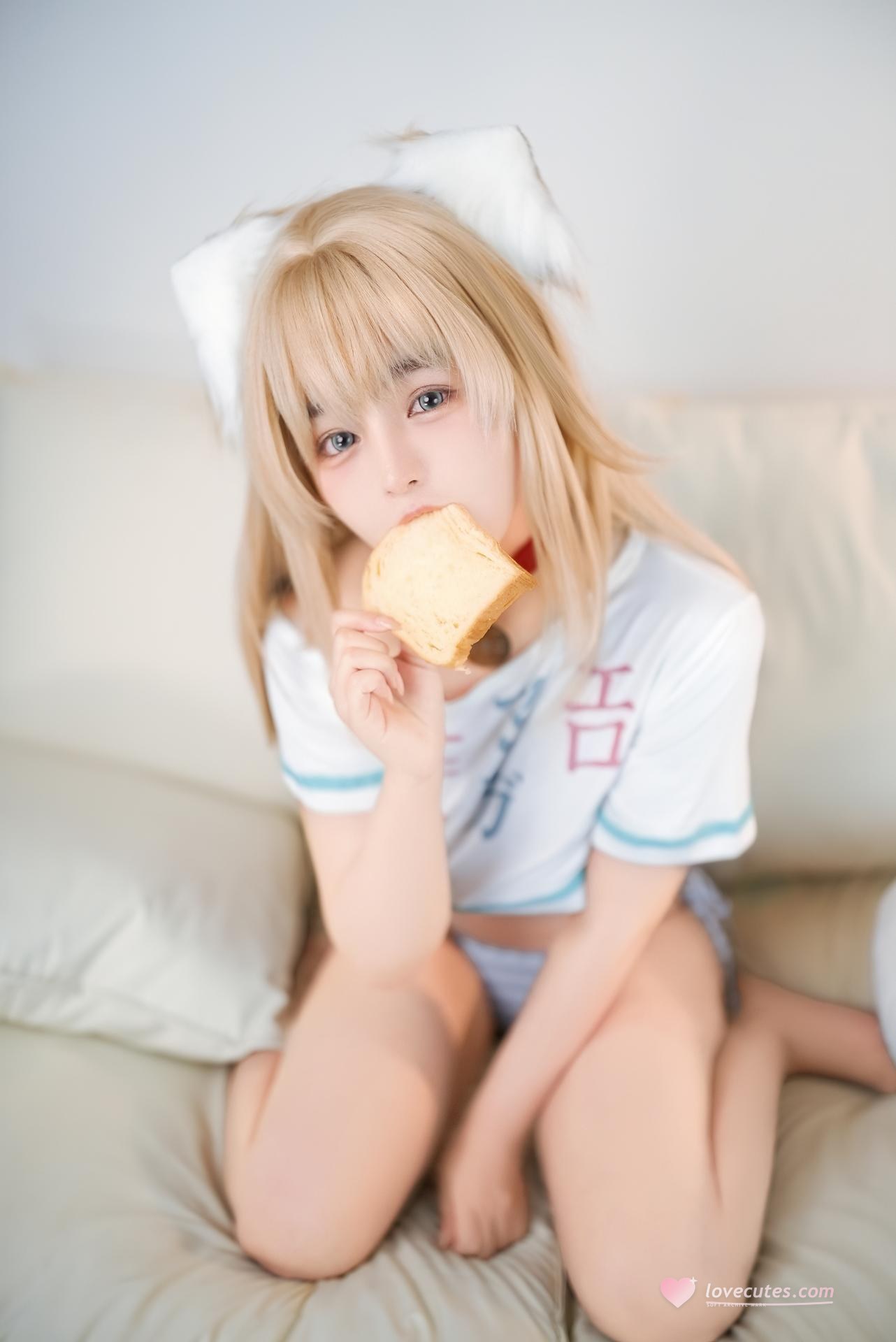 [cosplay] 桜井宁宁 - Catgirl Holiday: ชุดคอสเพลย์แมวสาว ขาเรียวส่วนตัว 112P2V