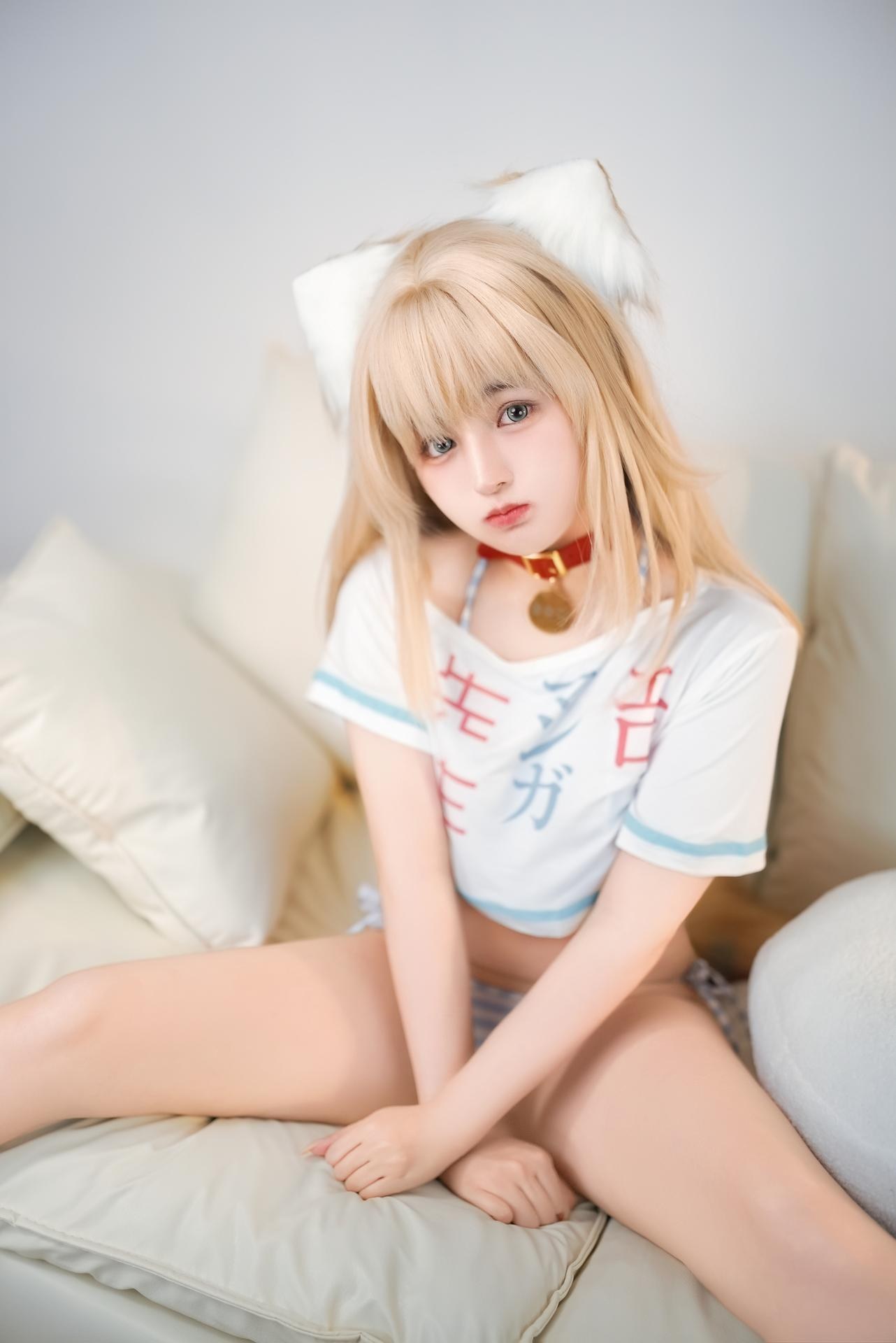 [cosplay] 桜井宁宁 - 貓娘假日：貓娘造型美腿私房 112P2V