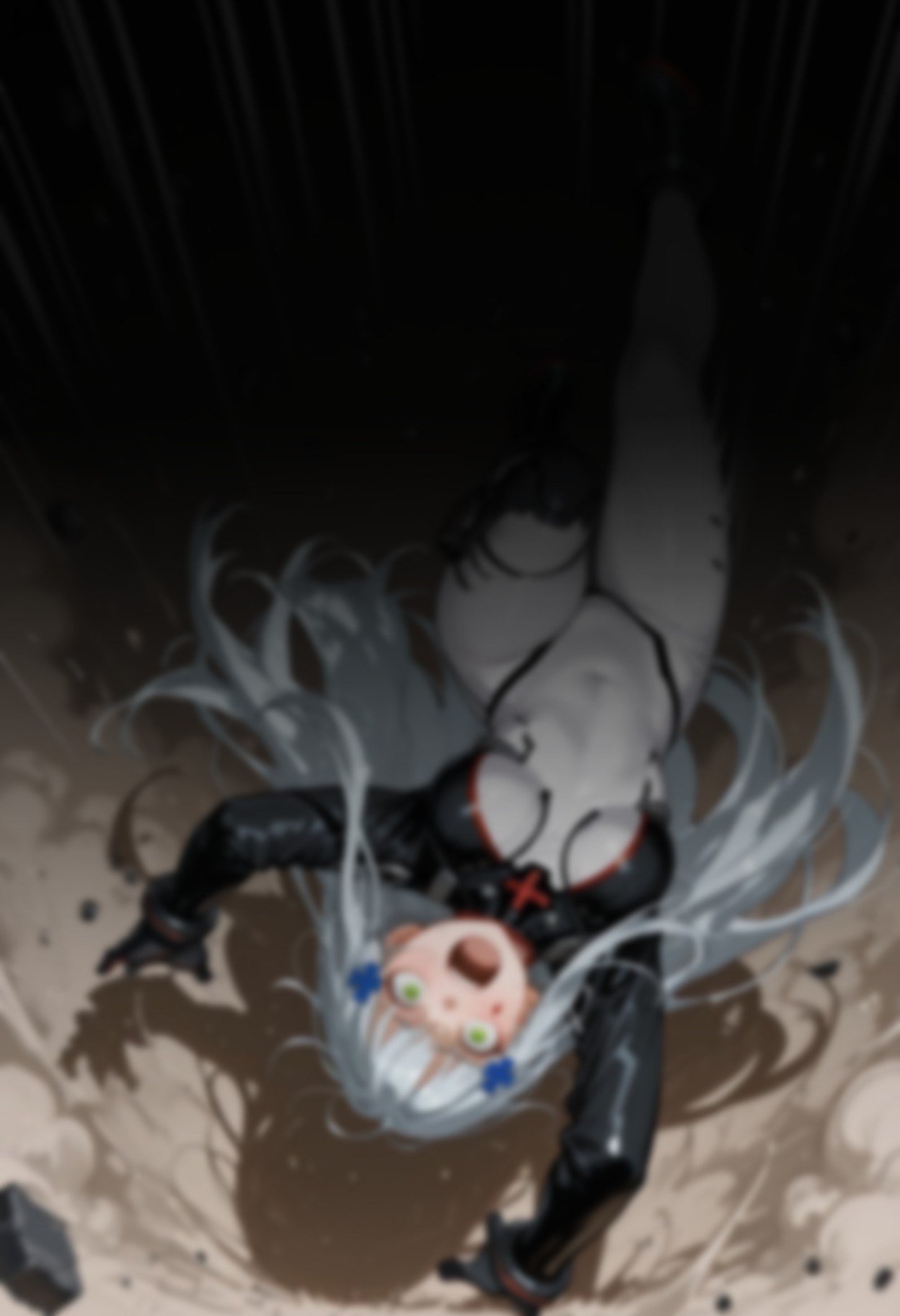 AI Generated Anime Girl - 소녀전선 HK416：타이트한 의상 젖은 상태 노출 291P