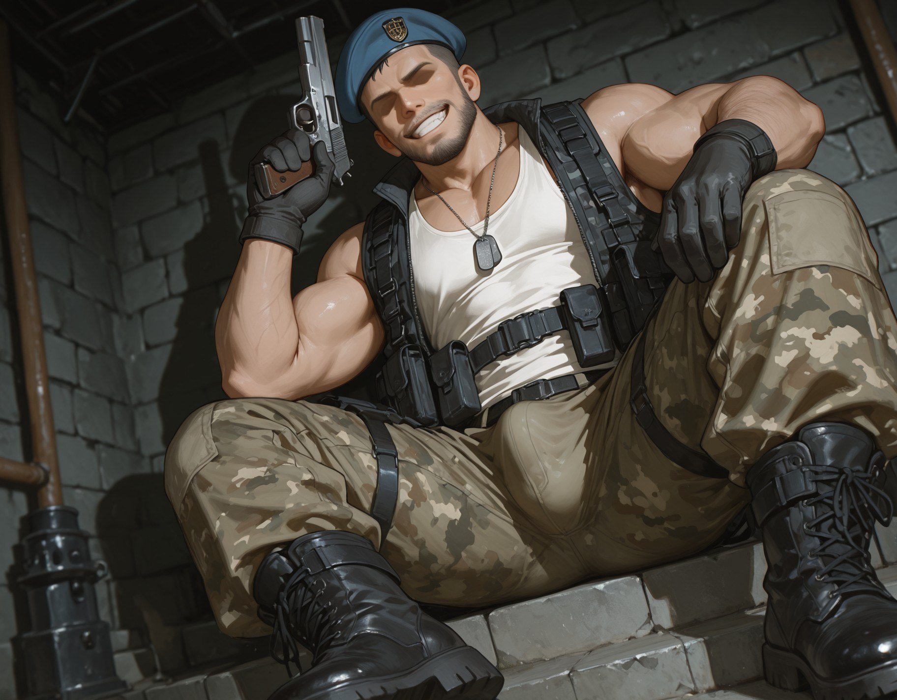 AI Generated Anime Girl - 소녀전선 HK416：타이트한 의상 젖은 상태 노출 291P