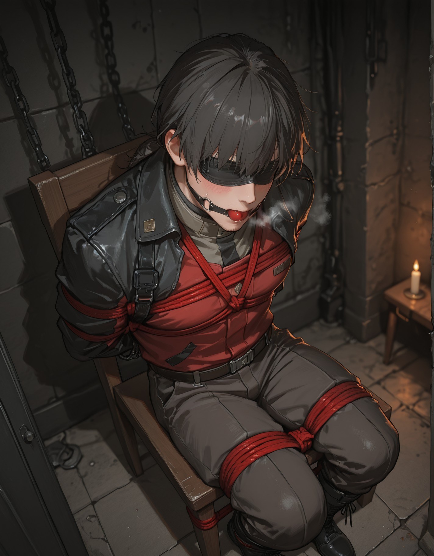 AI Generated Anime Girl - 소녀전선 HK416：타이트한 의상 젖은 상태 노출 291P