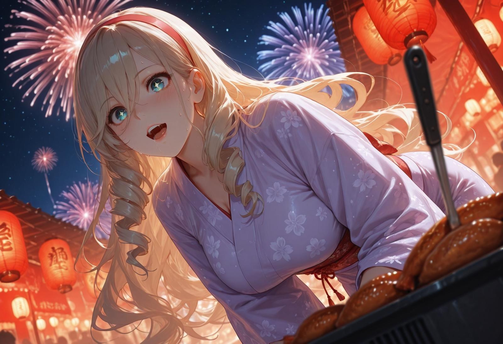 AI Generated Anime Girl - 少女骑士物语 塞莉亚·库缇米尼：黑絲蕾絲內衣NTR 336P