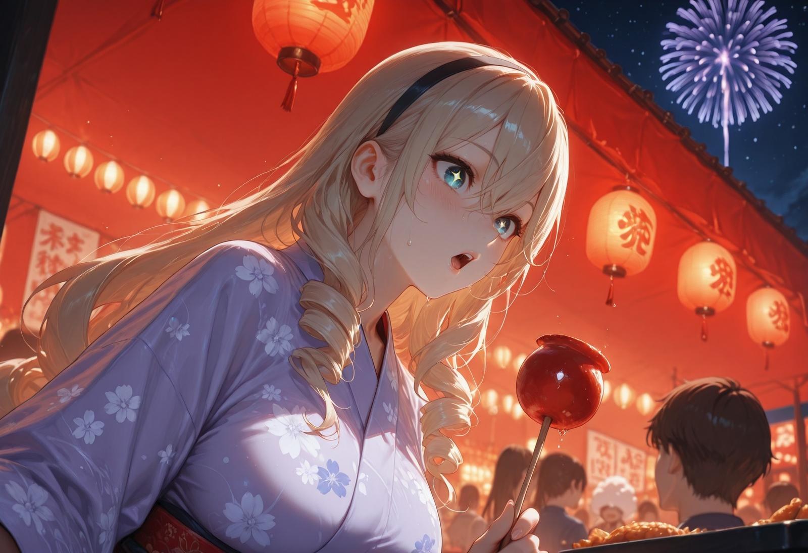 AI Generated Anime Girl - 少女骑士物语 塞莉亚·库缇米尼：黑絲蕾絲內衣NTR 336P