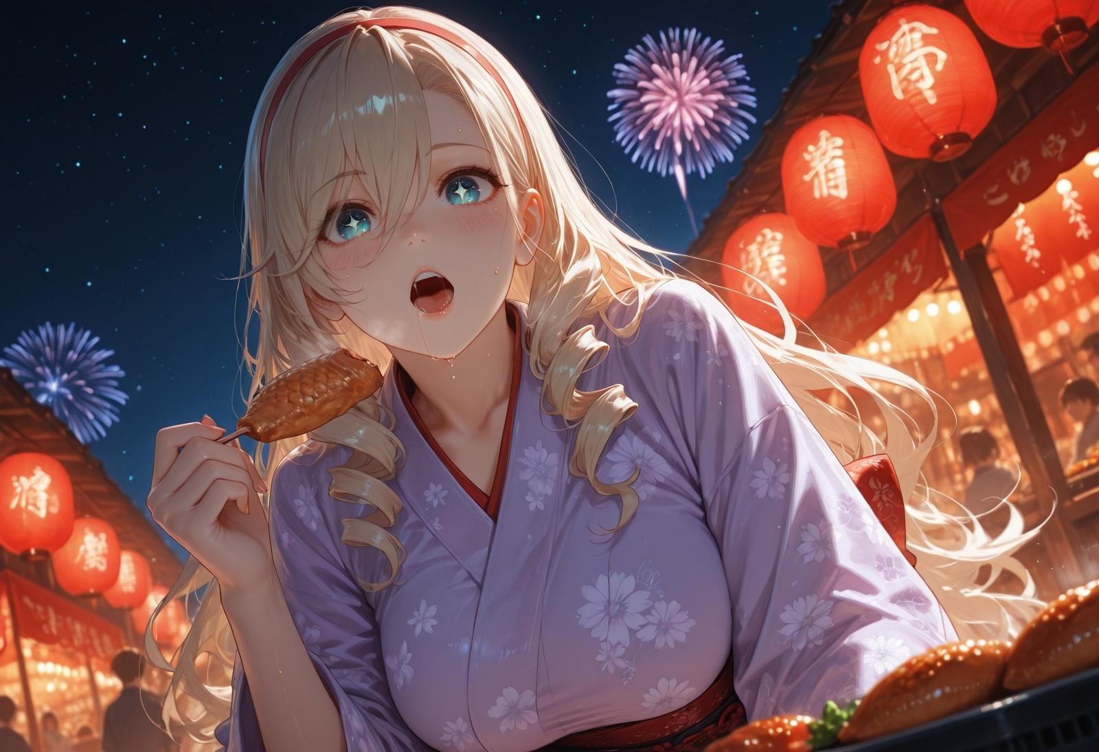 AI Generated Anime Girl - 少女骑士物语 塞莉亚·库缇米尼：黑絲蕾絲內衣NTR 336P