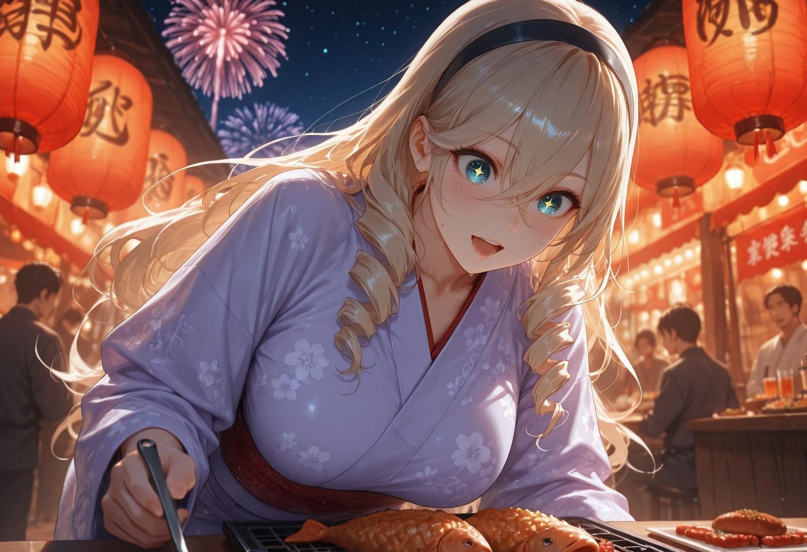 AI Generated Anime Girl - 少女骑士物语 塞莉亚·库缇米尼：黑絲蕾絲內衣NTR 336P