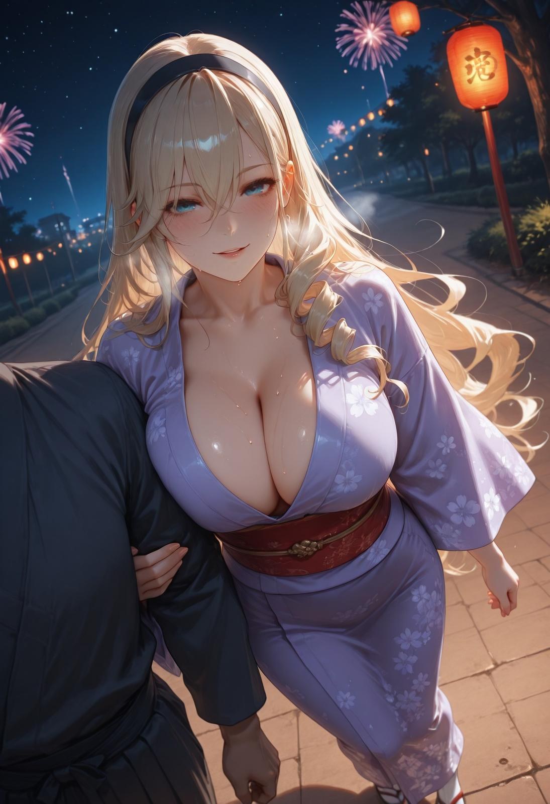 AI Generated Anime Girl - 少女骑士物语 塞莉亚·库缇米尼：黑丝蕾丝内衣NTR 336P