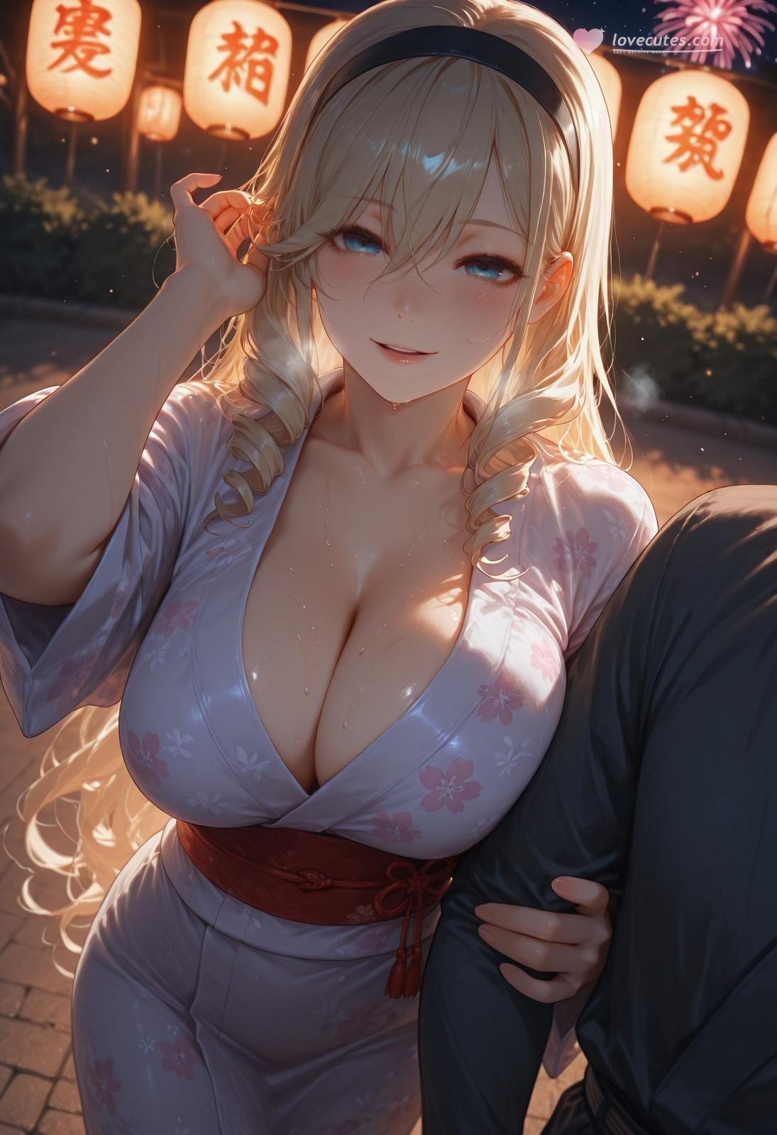 AI Generated Anime Girl - 少女骑士物语 塞莉亚·库缇米尼：黑丝蕾丝内衣NTR 336P