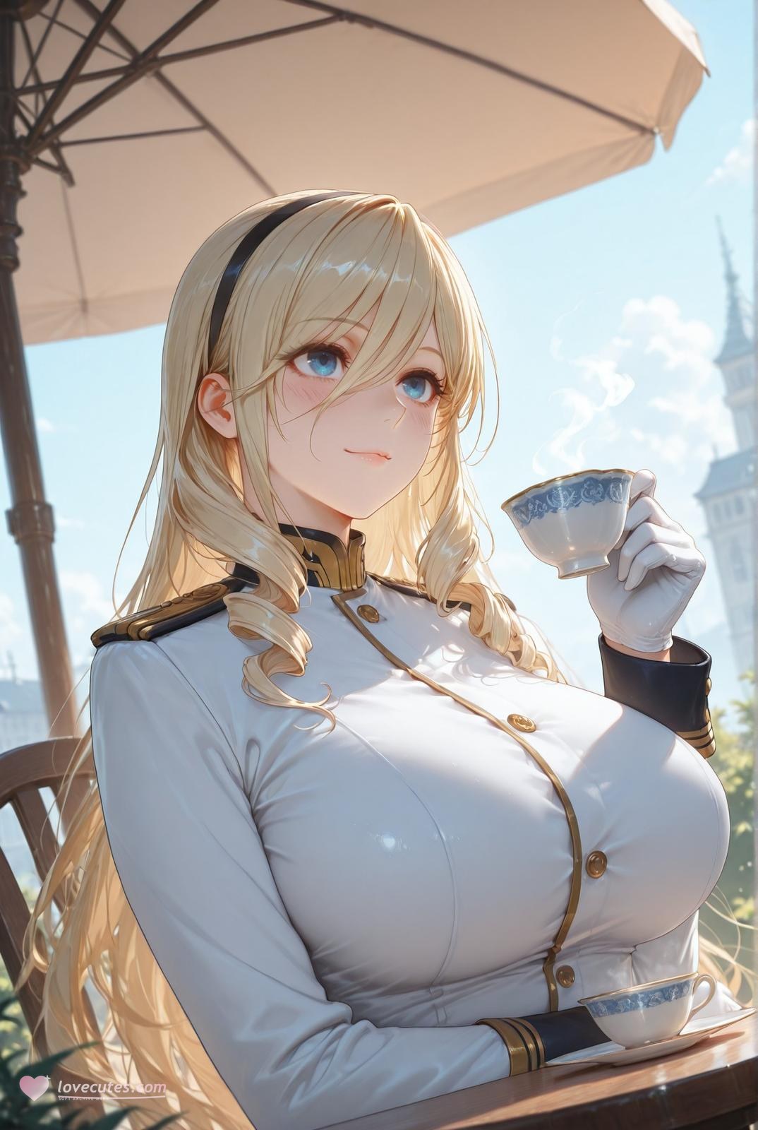 AI Generated Anime Girl - 少女骑士物语 塞莉亚·库缇米尼：黑丝蕾丝内衣NTR 336P