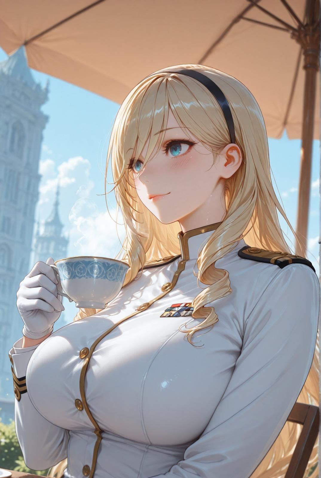 AI Generated Anime Girl - 少女骑士物语 塞莉亚·库缇米尼：黑丝蕾丝内衣NTR 336P