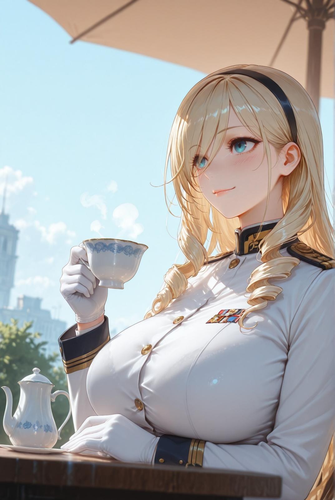 AI Generated Anime Girl - 少女骑士物语 塞莉亚·库缇米尼：黑丝蕾丝内衣NTR 336P